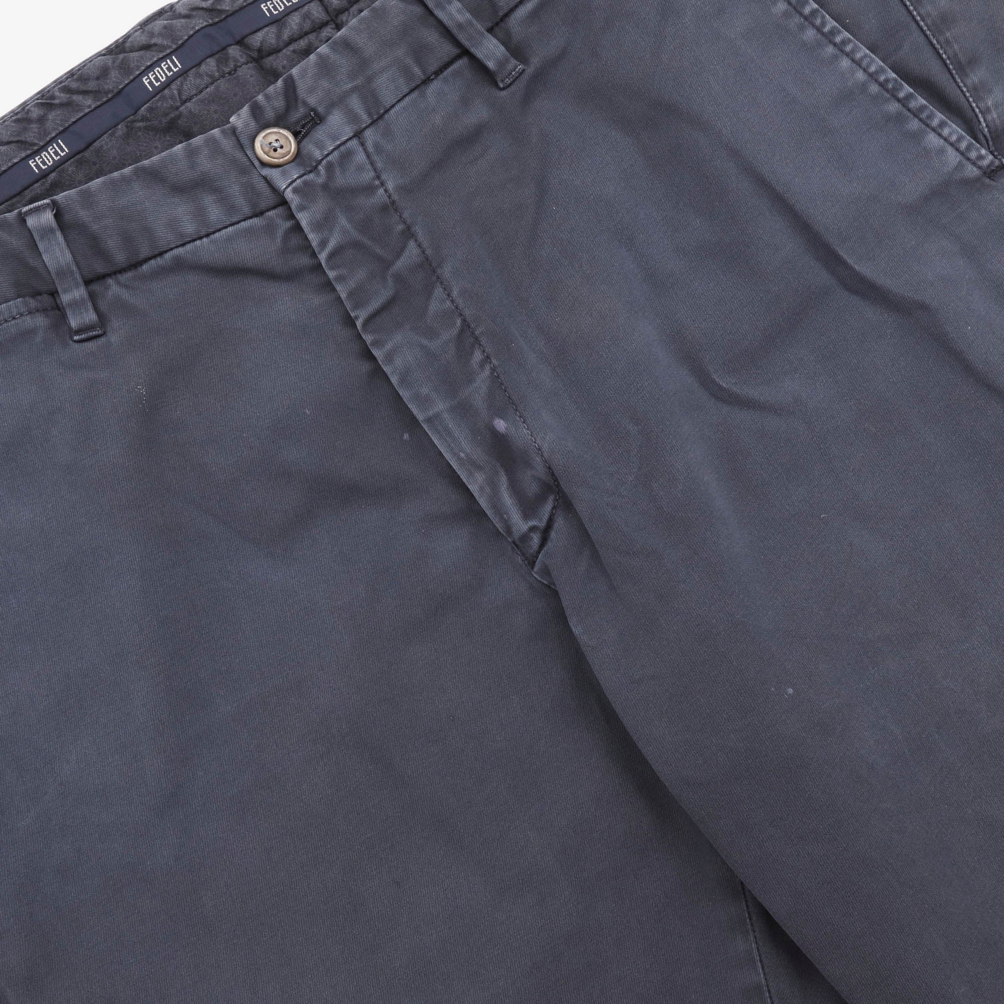 Flat Front Chino Shorts