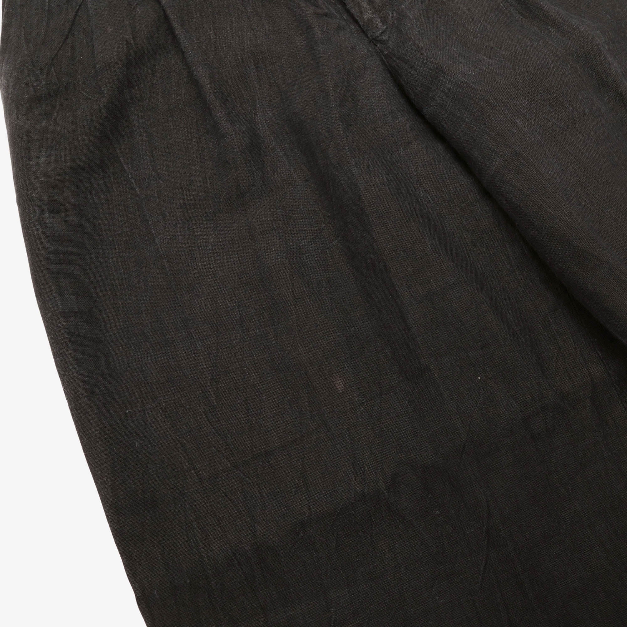 Linen Pleated Wide Leg Trousers (28W X 30L)