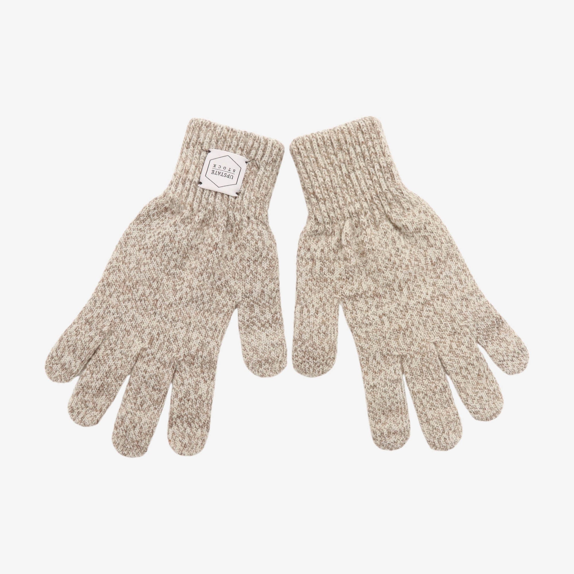 Melange Ragg Wool Gloves