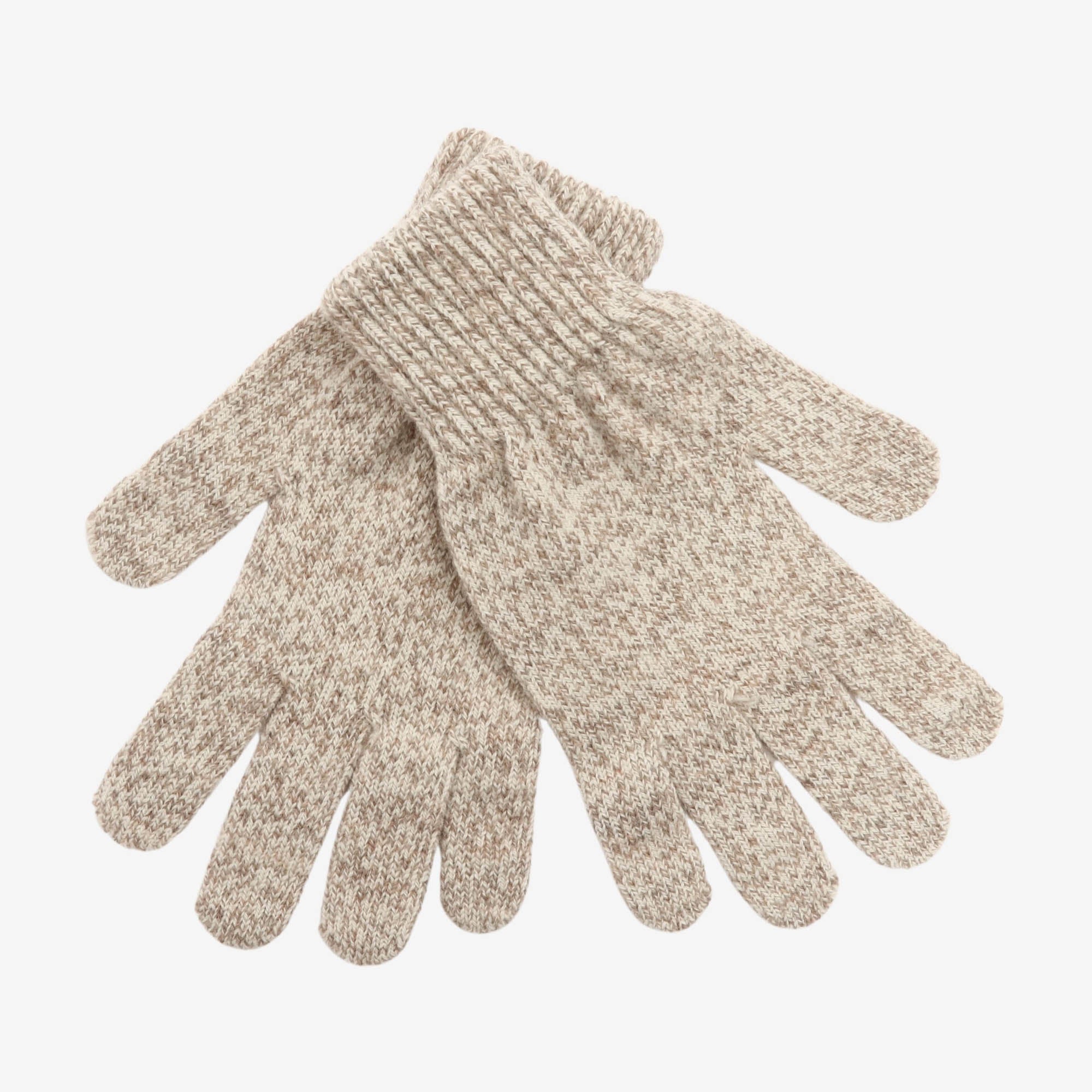 Melange Ragg Wool Gloves