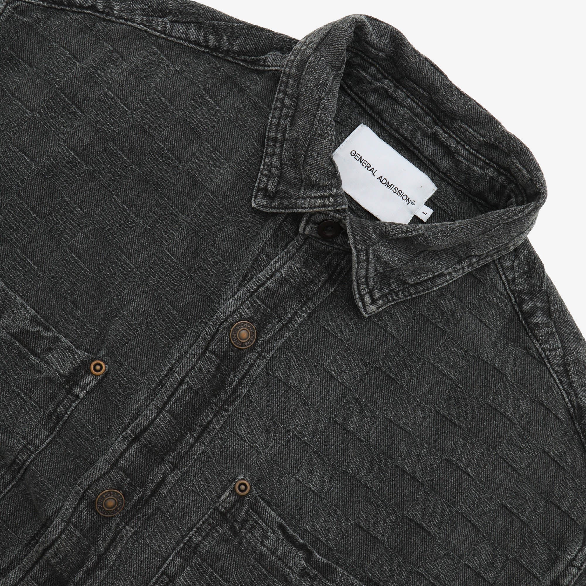Checkered Trucker Overshirt