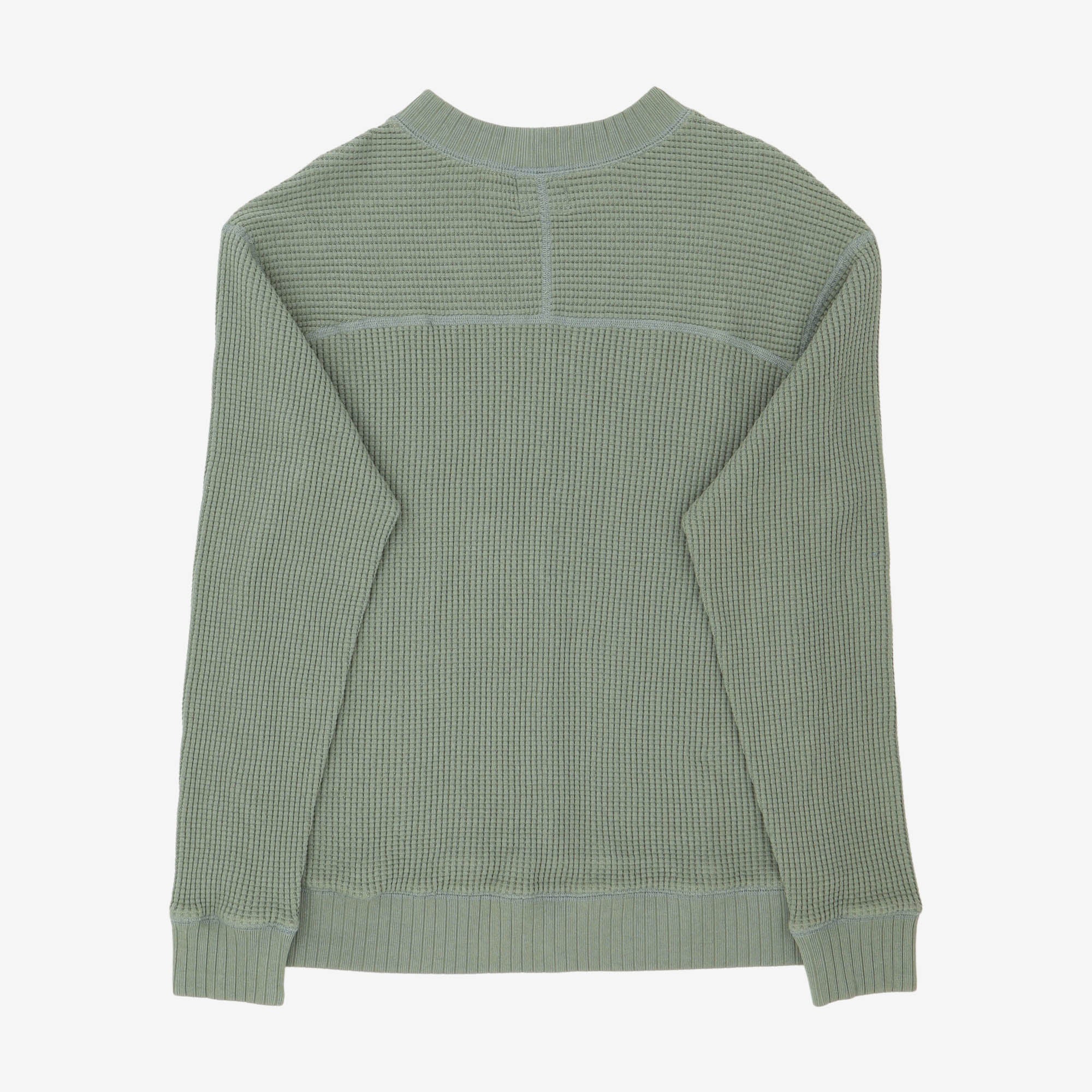 Waffle Mid Neck Sweater