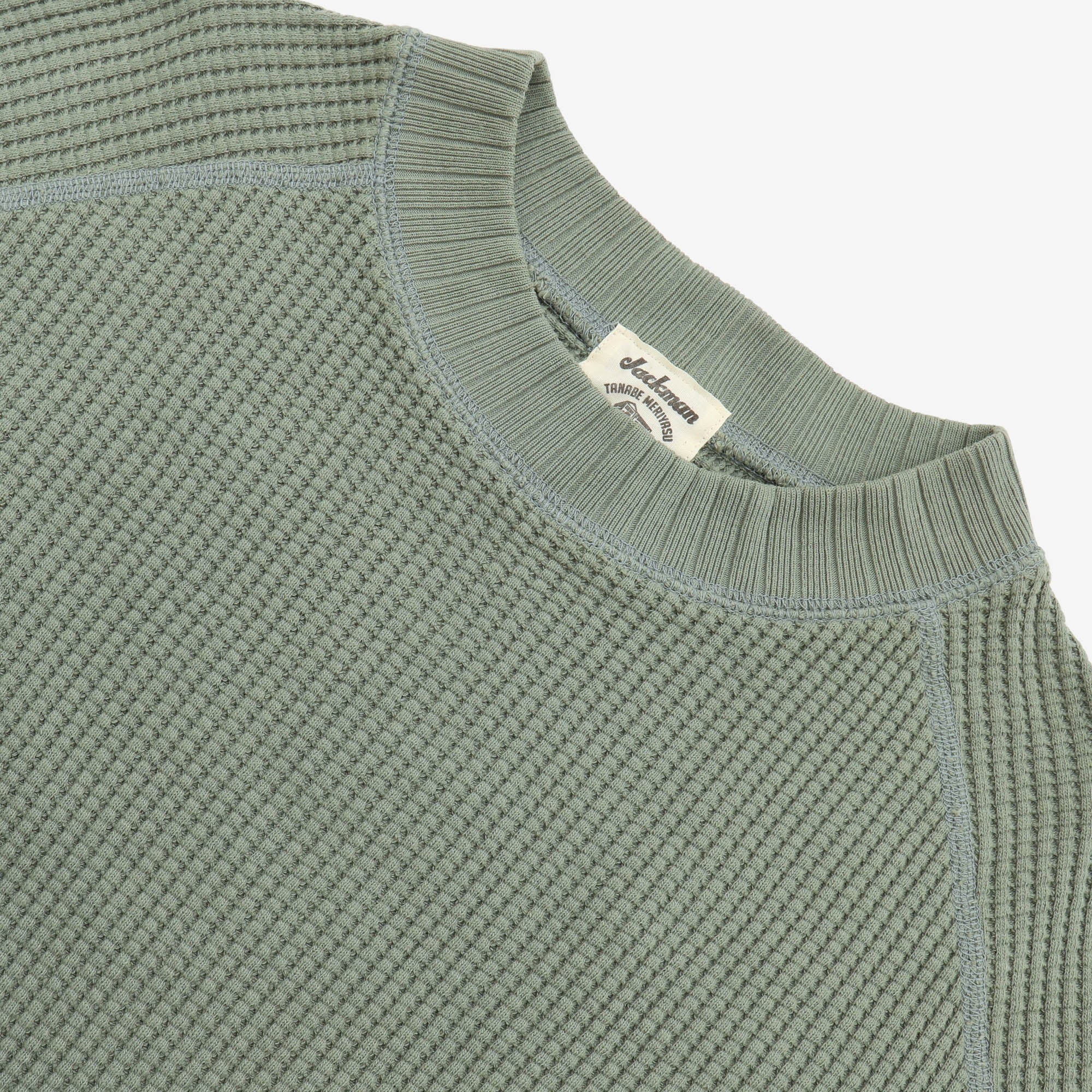 Waffle Mid Neck Sweater