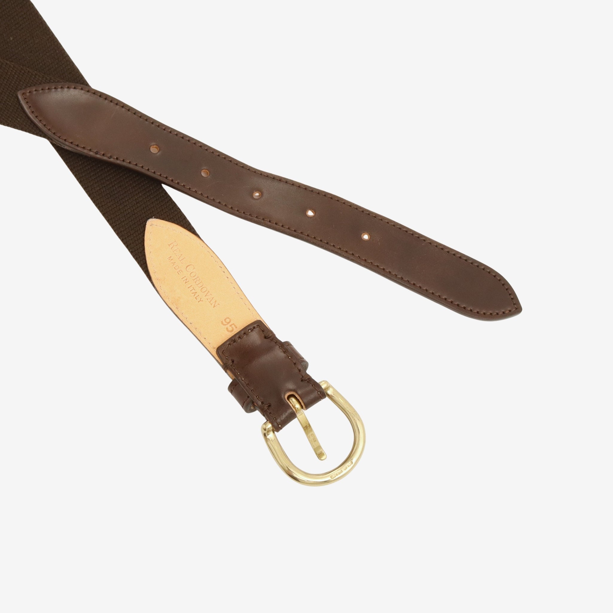 Cordovan Webbing Belt
