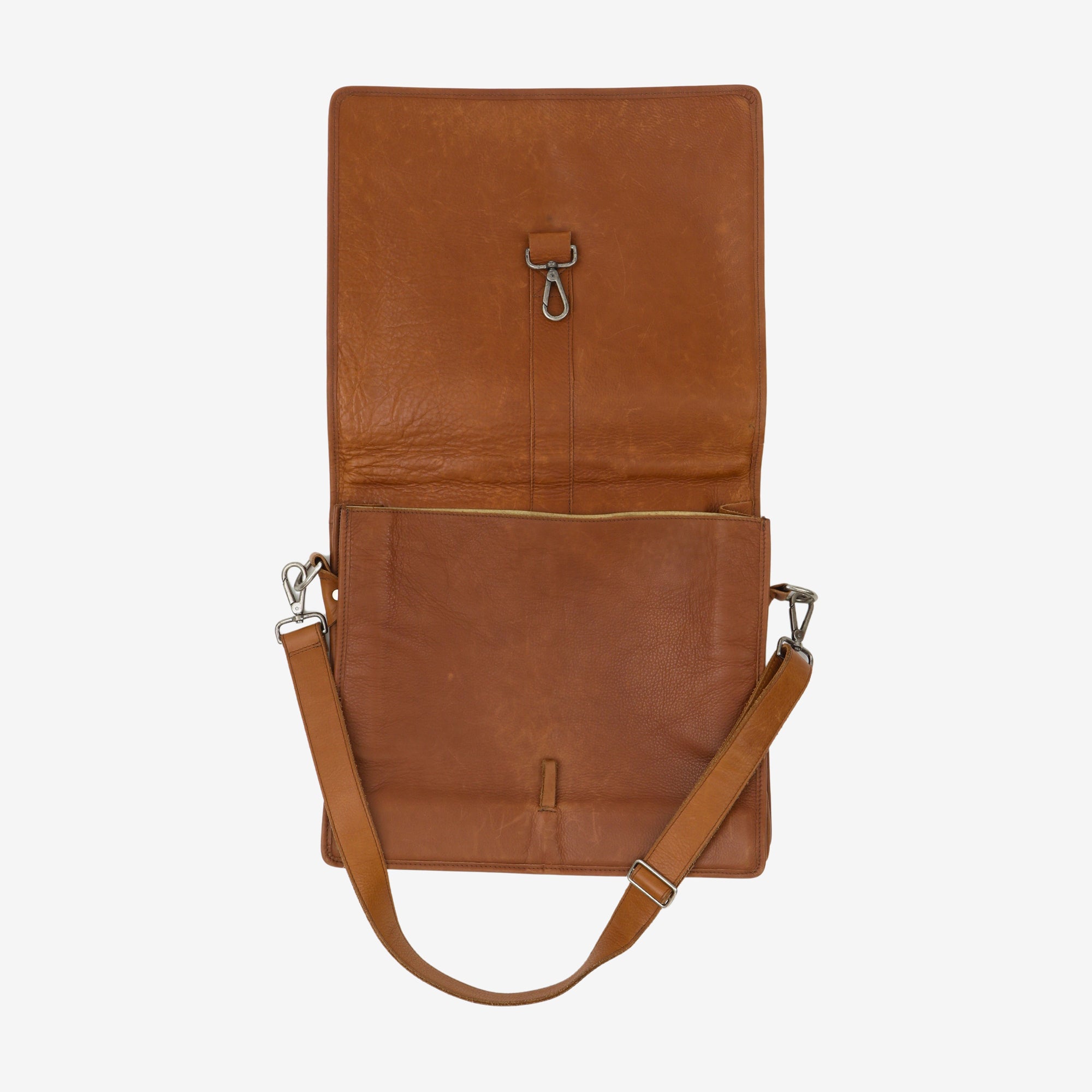 Leather Messenger Bag
