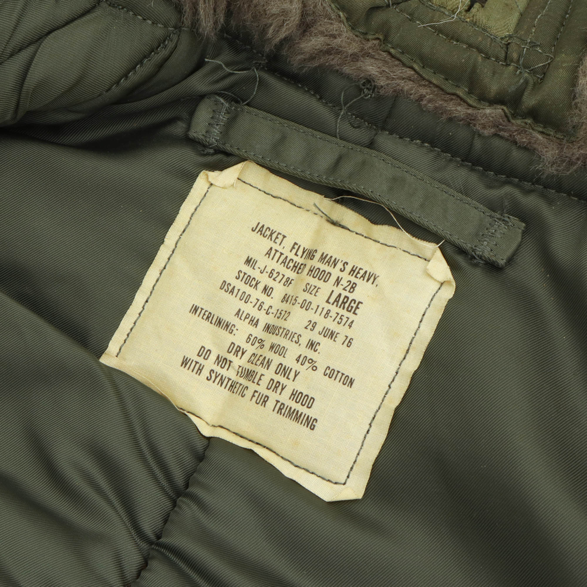 Vintage N-2B Heritage Winter Jacket