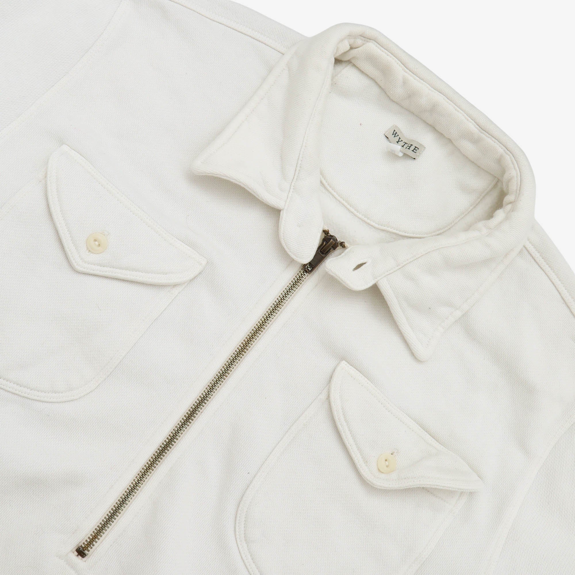 Half Zip Collared Sweatshirt