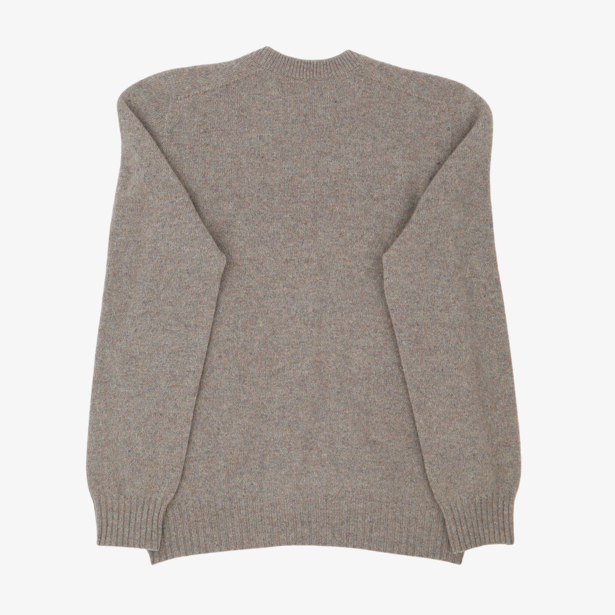 Wool Cashmere Crewneck Pullover