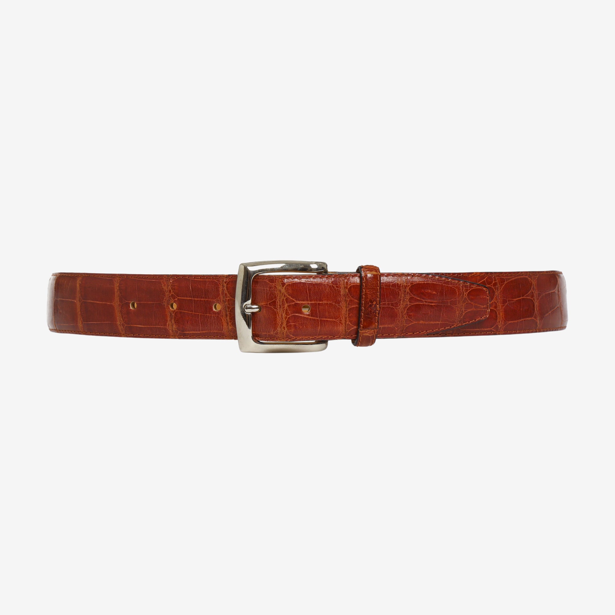 Crocodile Leather Belt