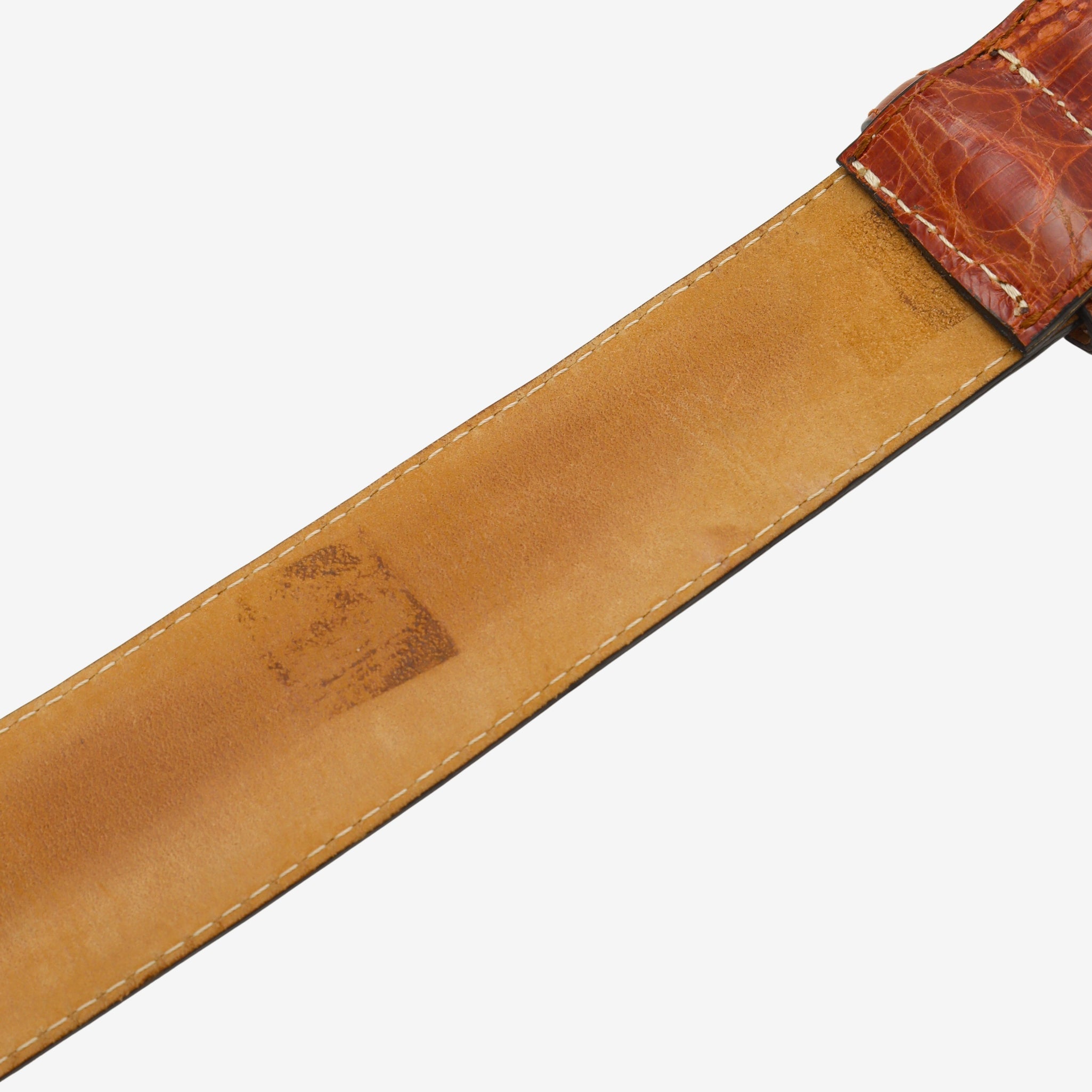 Crocodile Leather Belt