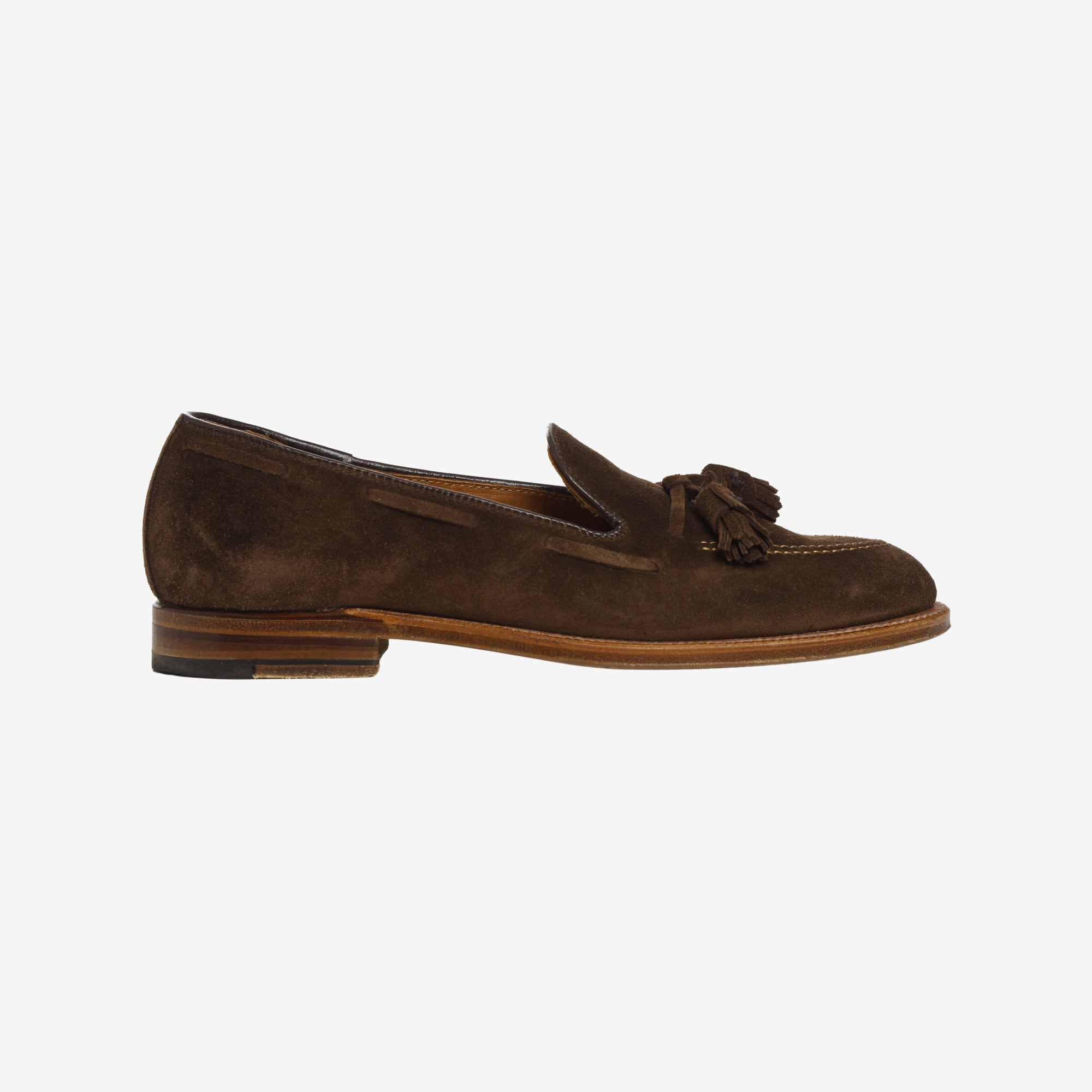D7101 Suede Tassel Loafers