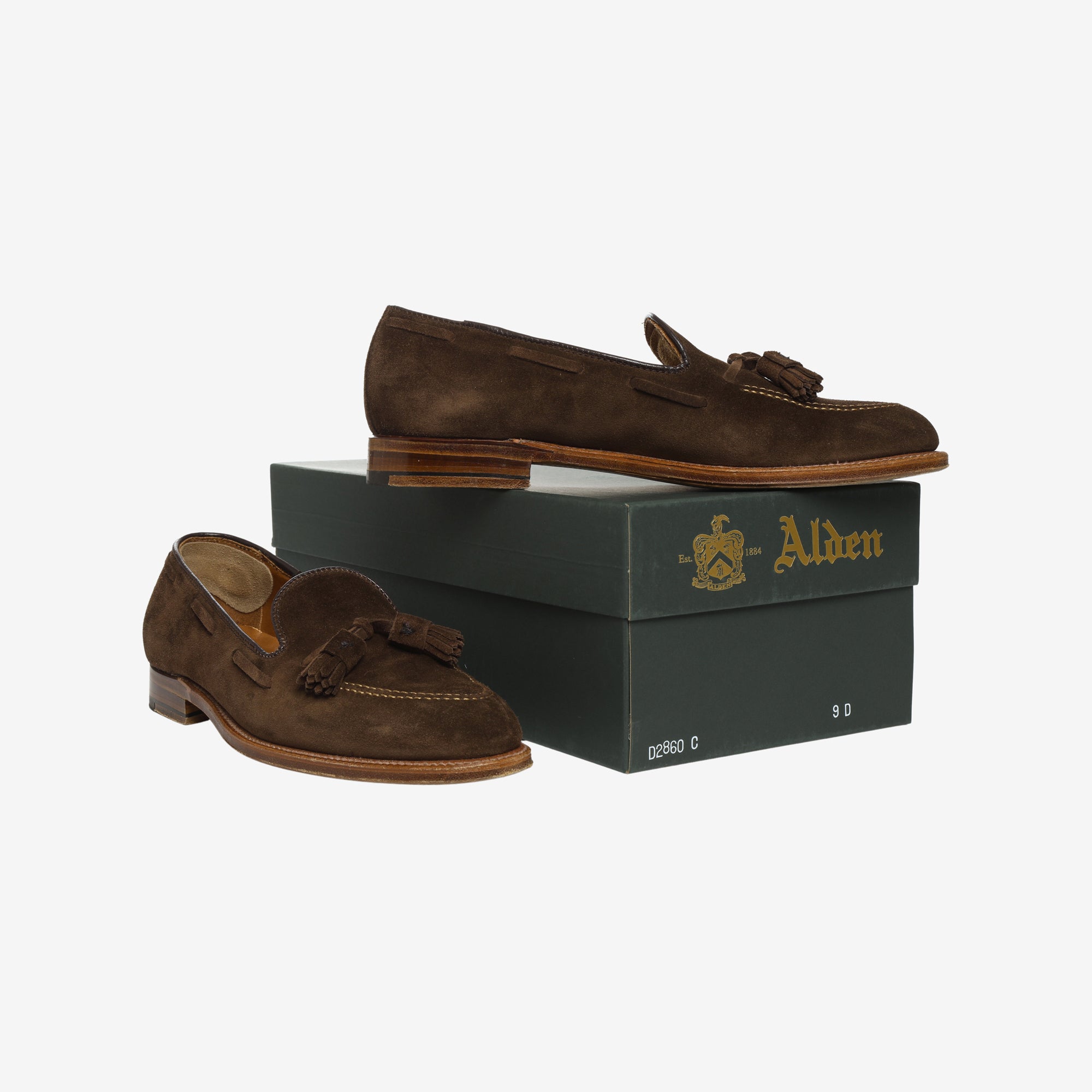 D7101 Suede Tassel Loafers