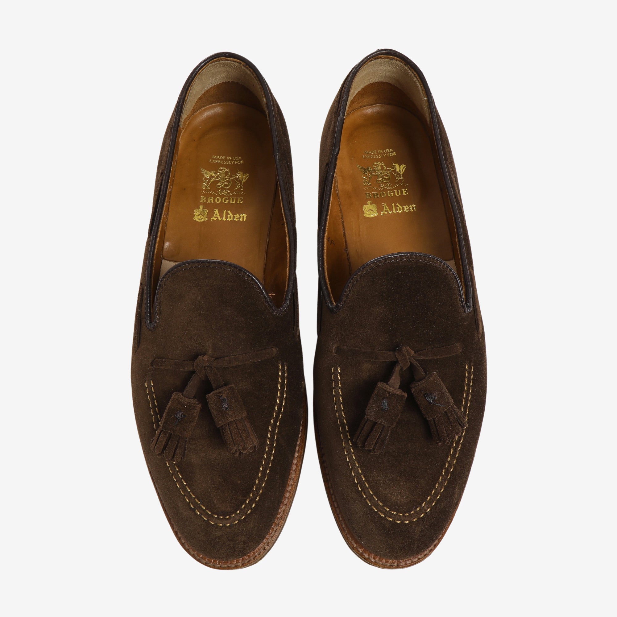 D7101 Suede Tassel Loafers