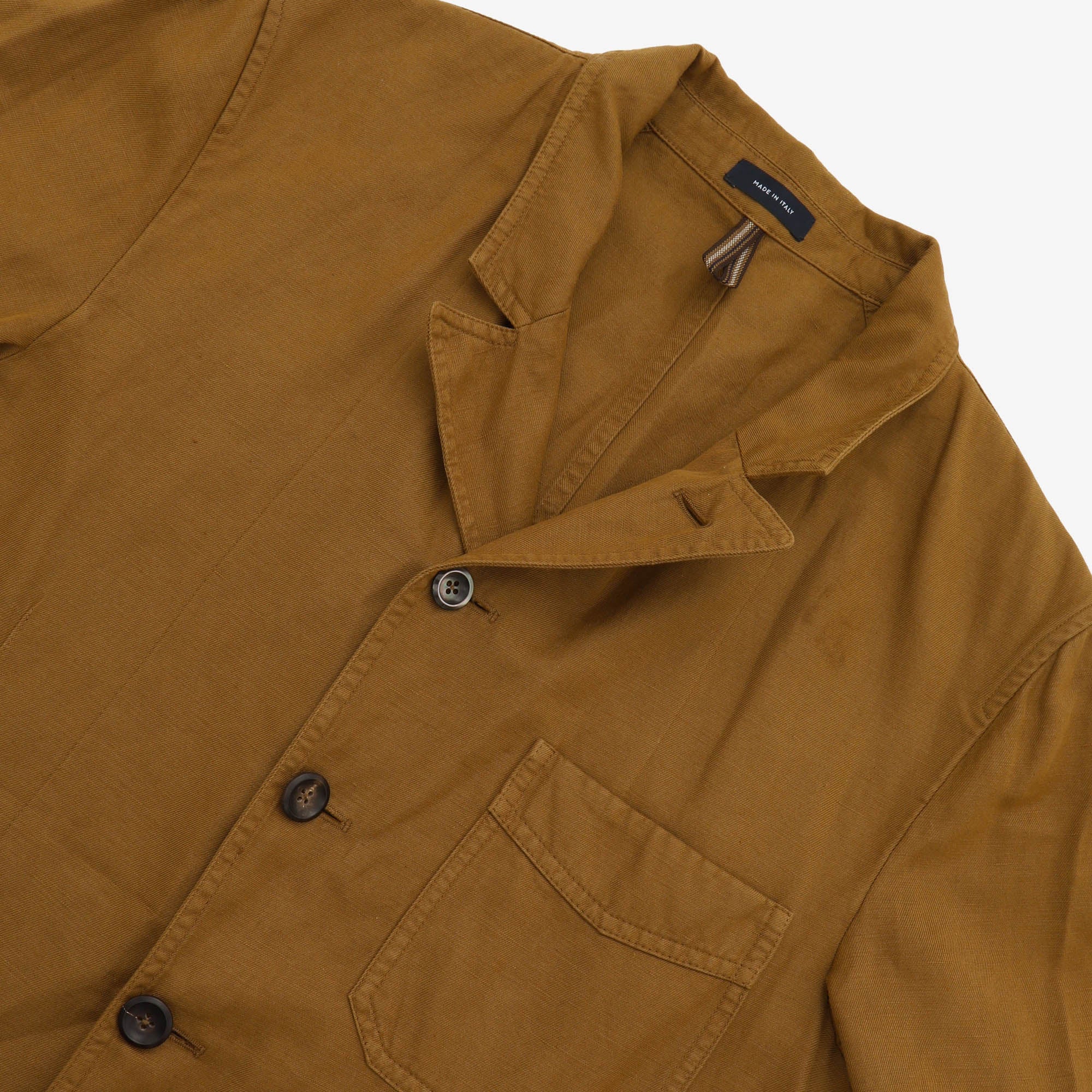 Linen Blend Chore Jacket