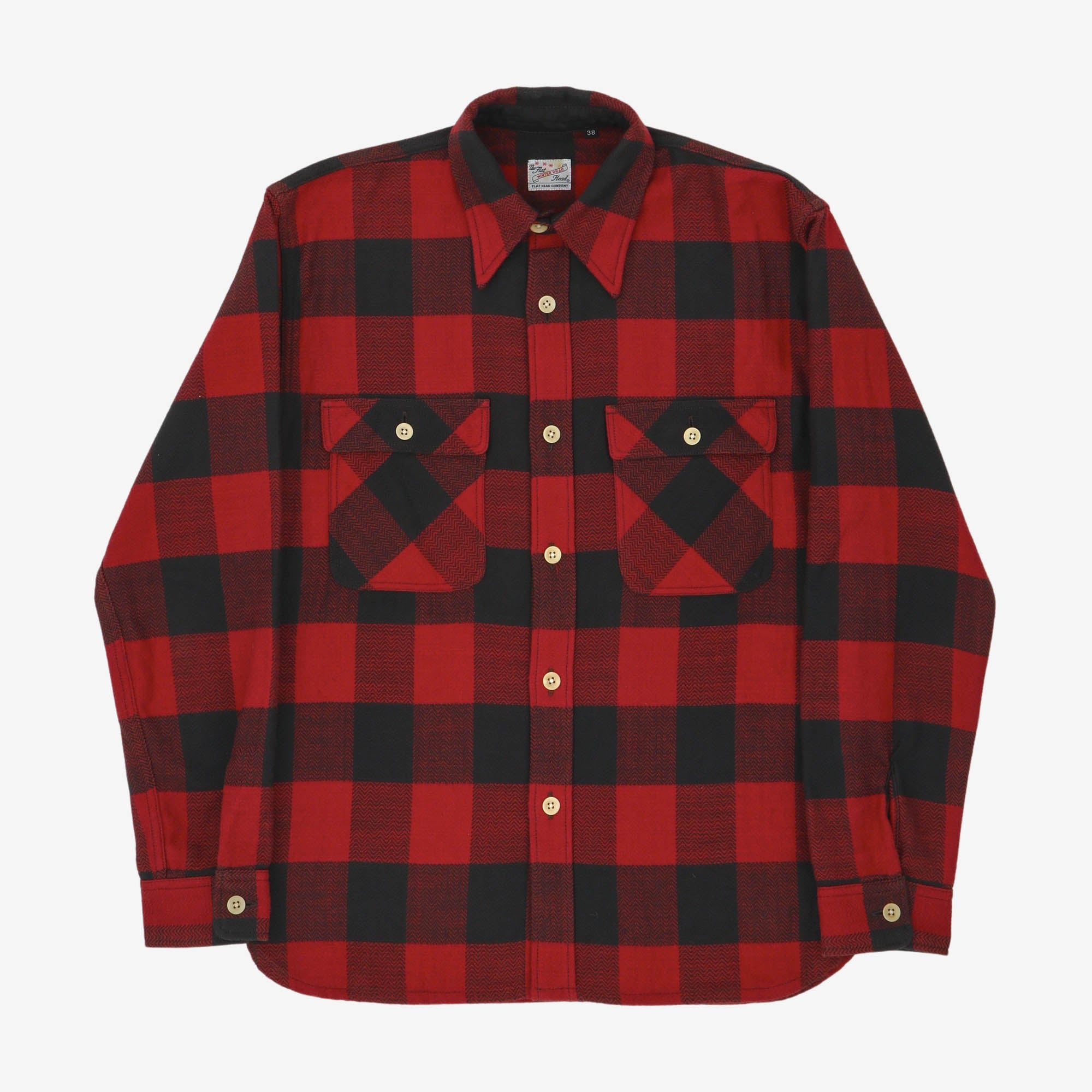 Block Check Work Flannel Shirt