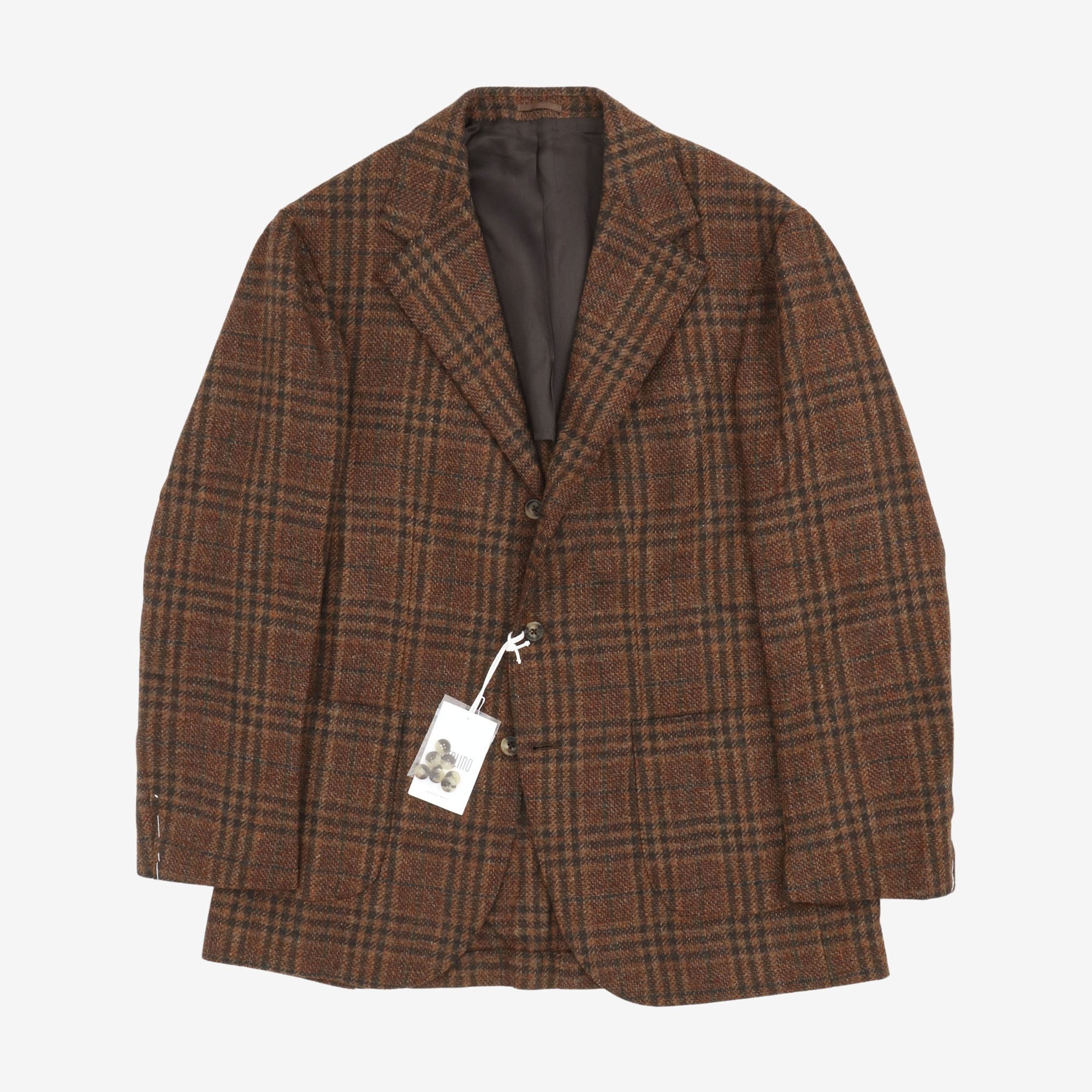 Plaid Check Wool Sport Jacket