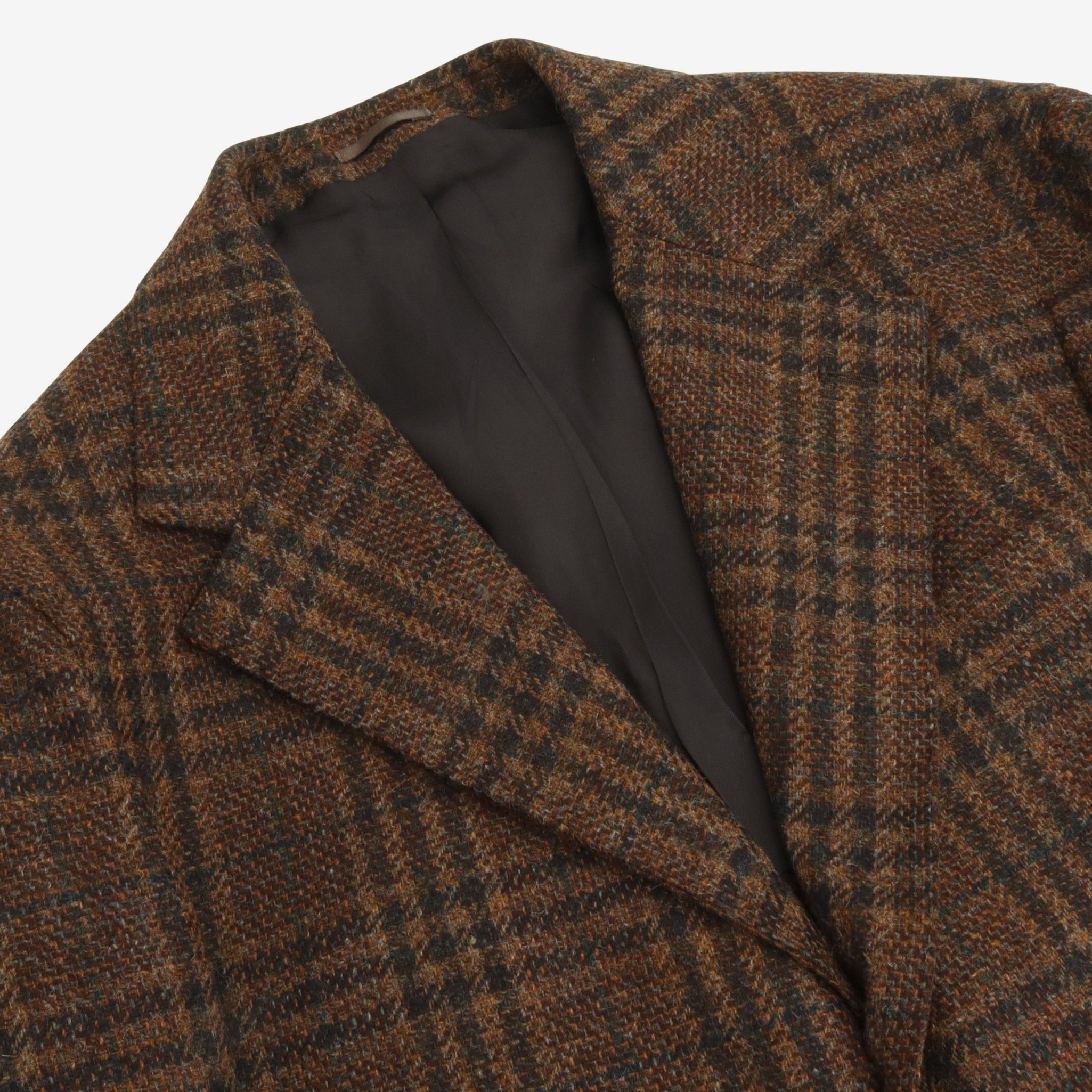 Plaid Check Wool Sport Jacket