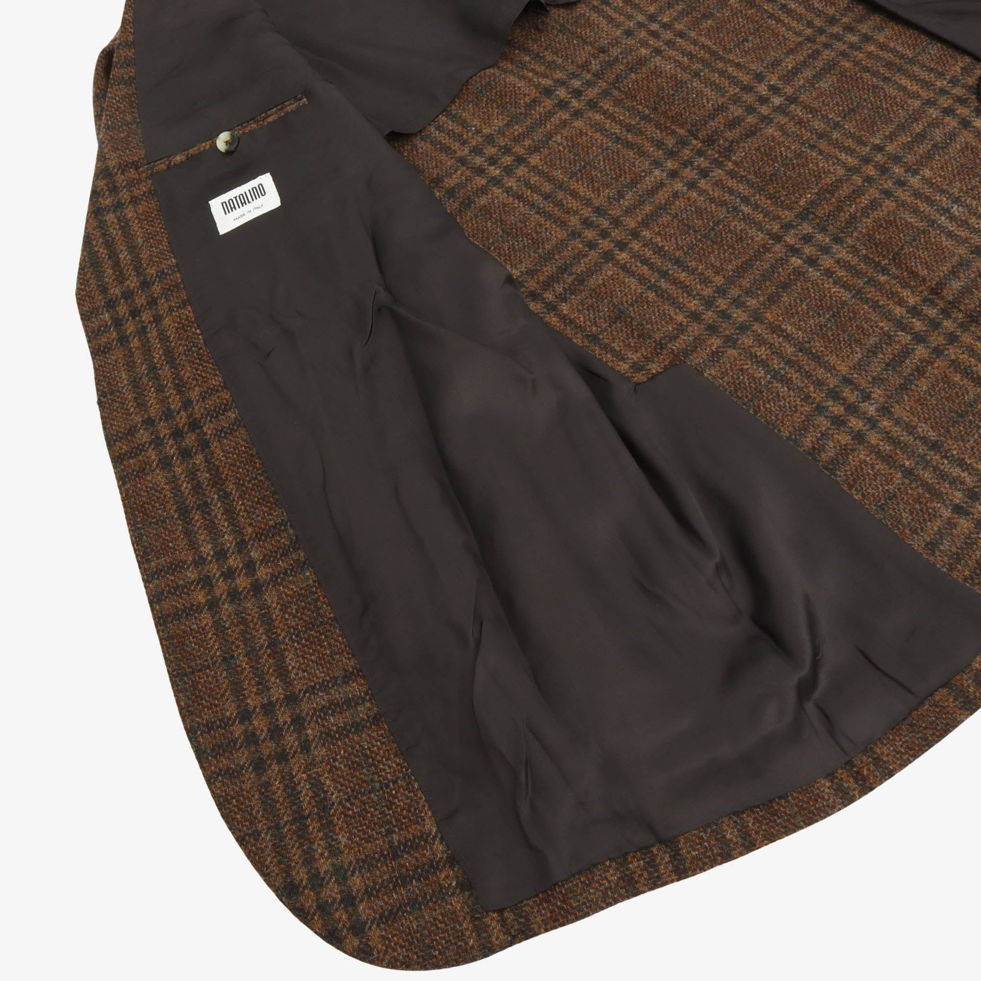 Plaid Check Wool Sport Jacket