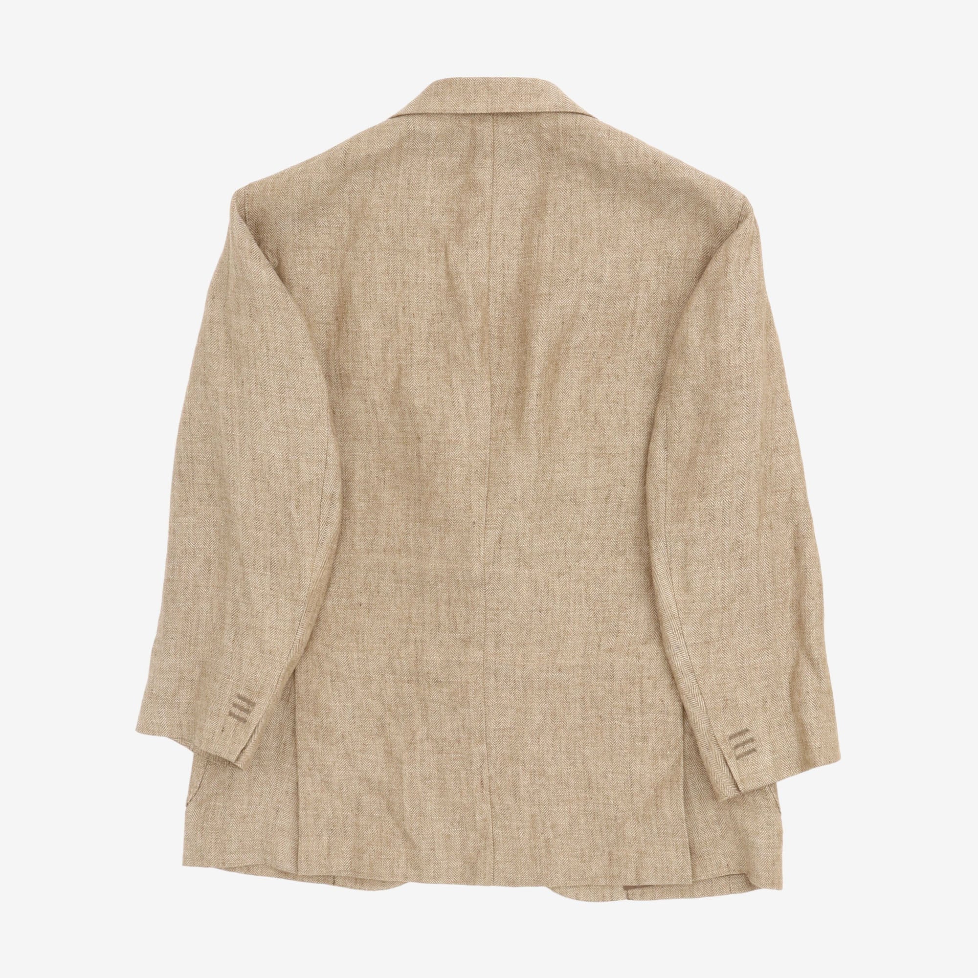 Herringbone Linen Sport Jacket