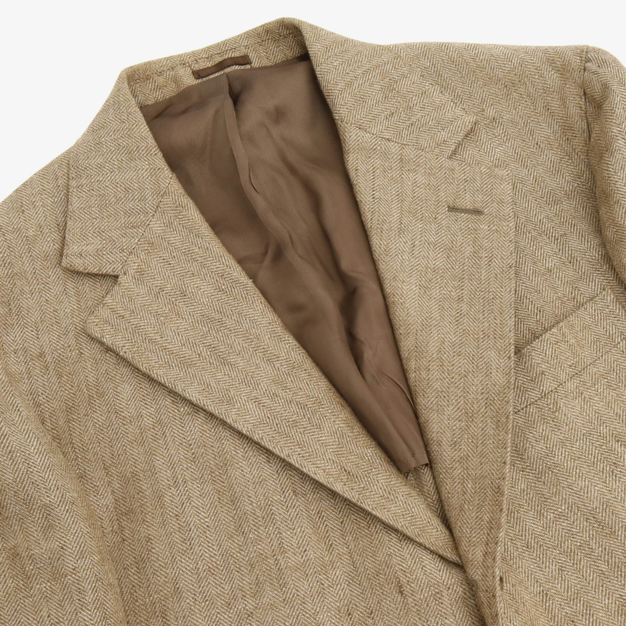 Herringbone Linen Sport Jacket
