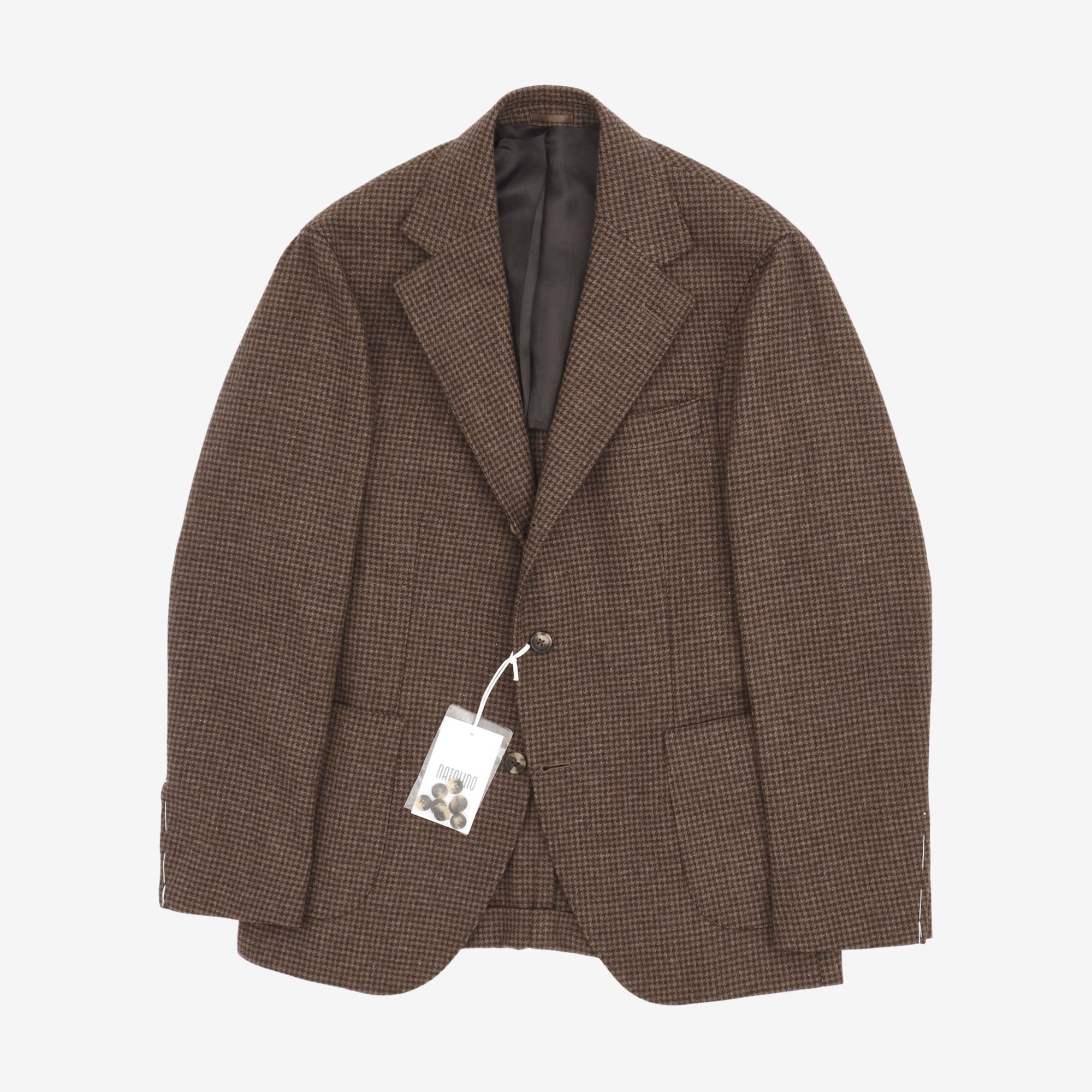 Houndstooth Wool Sport Jacket