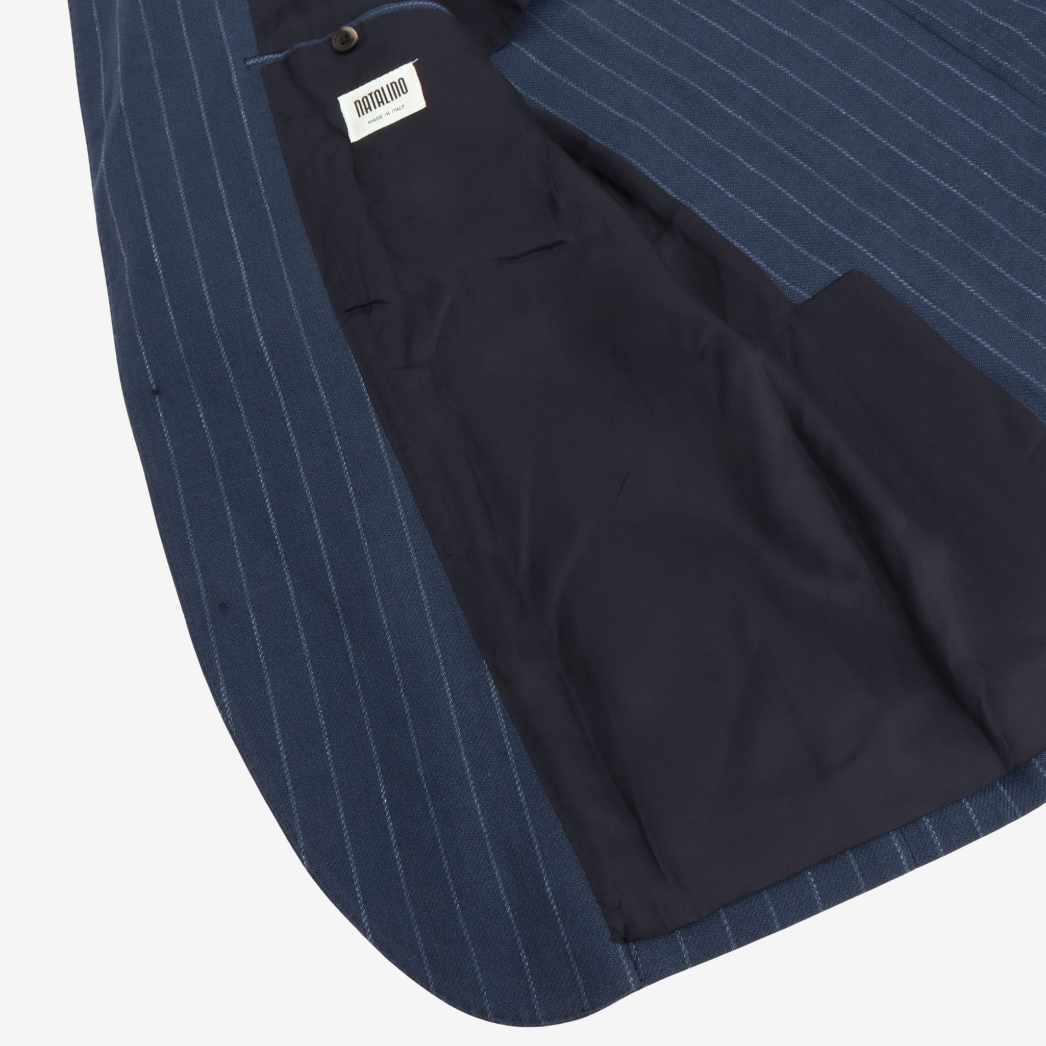 Chalk Stripe Tropical Wool Jacket
