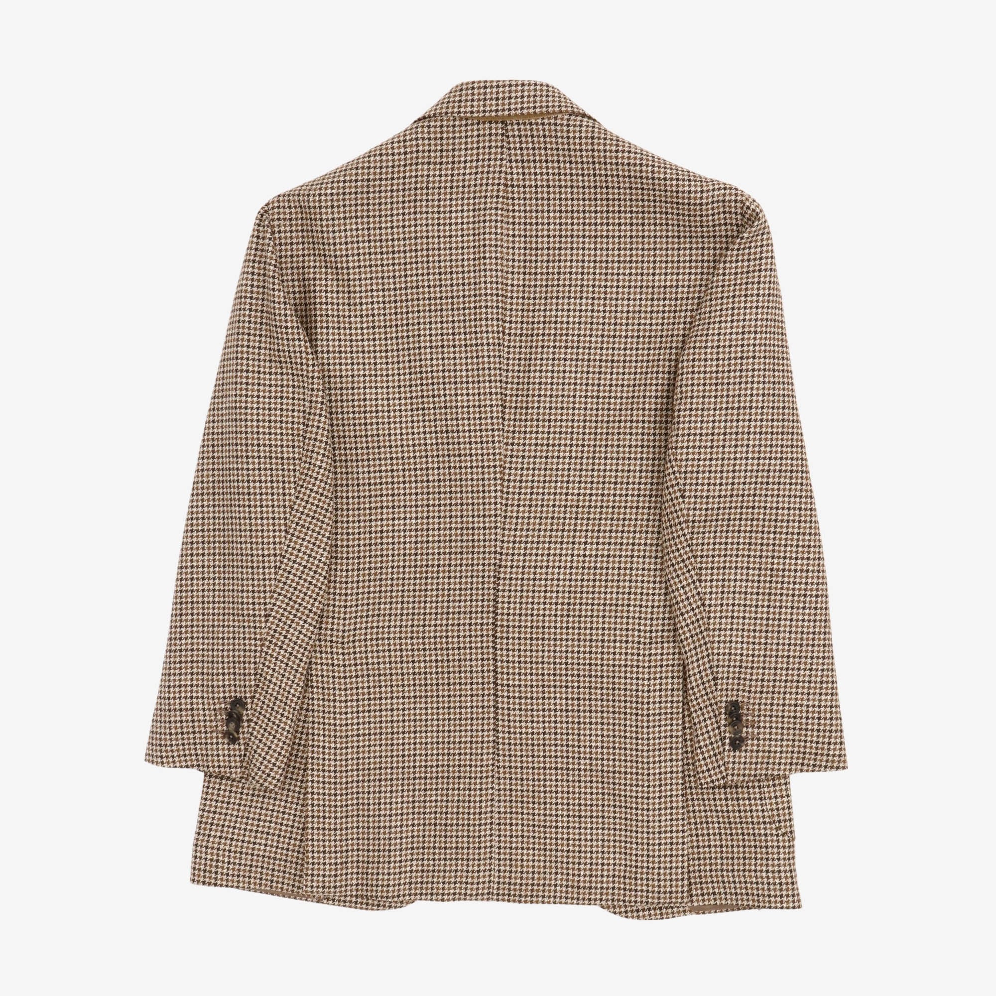 Shepherd Check Wool Linen Sport Jacket