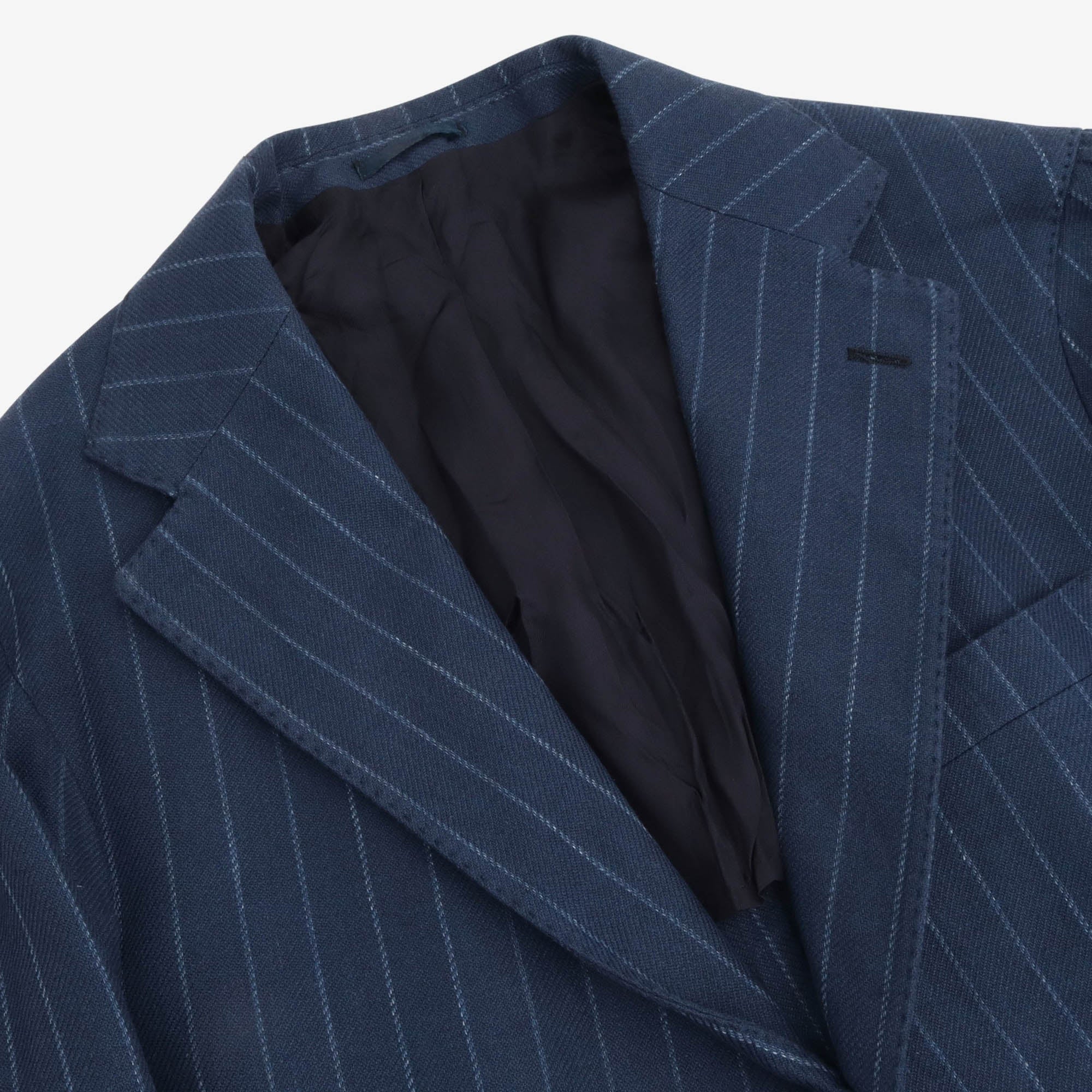 Chalk Stripe Tropical Wool Jacket