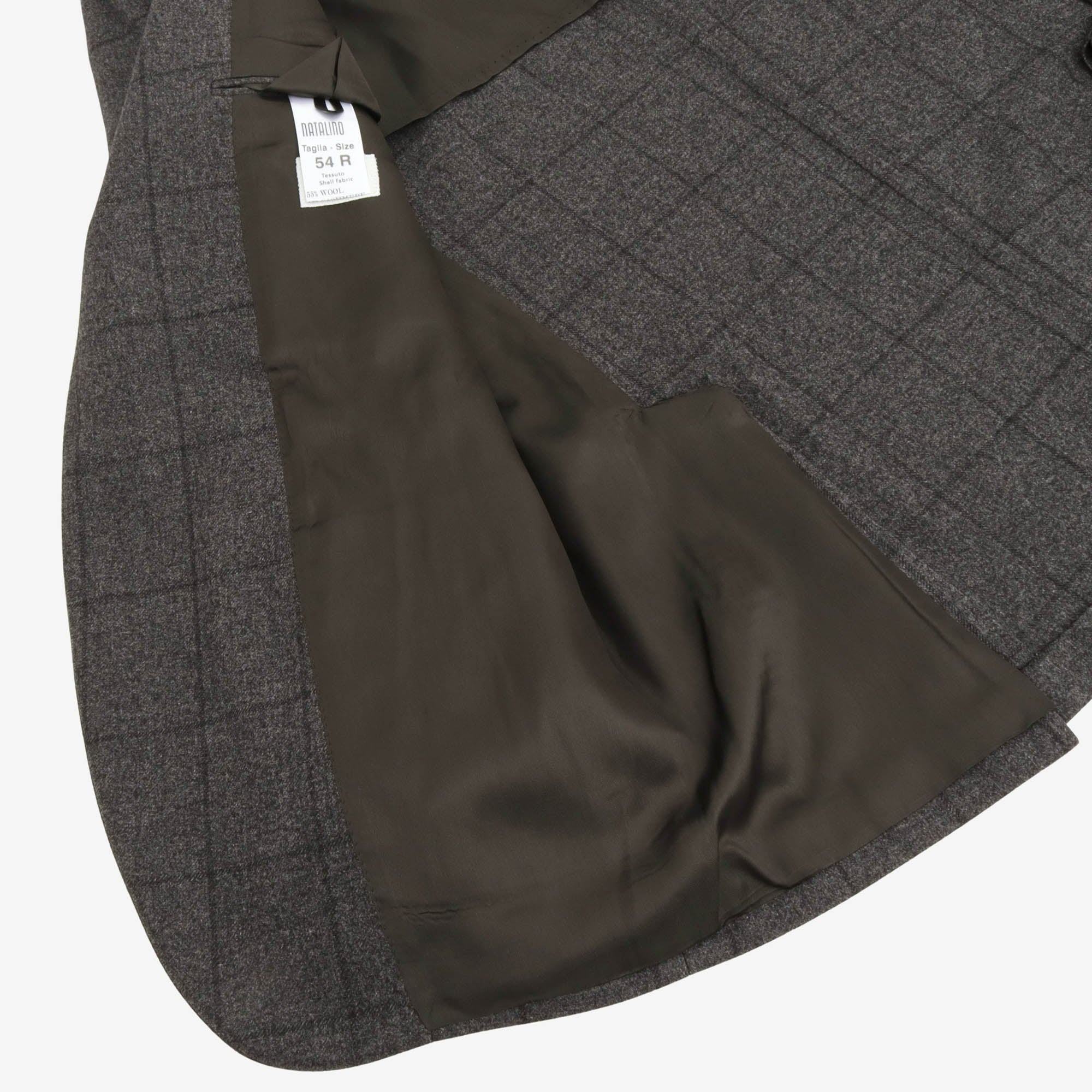 Windowpane Wool Blend Sport Coat
