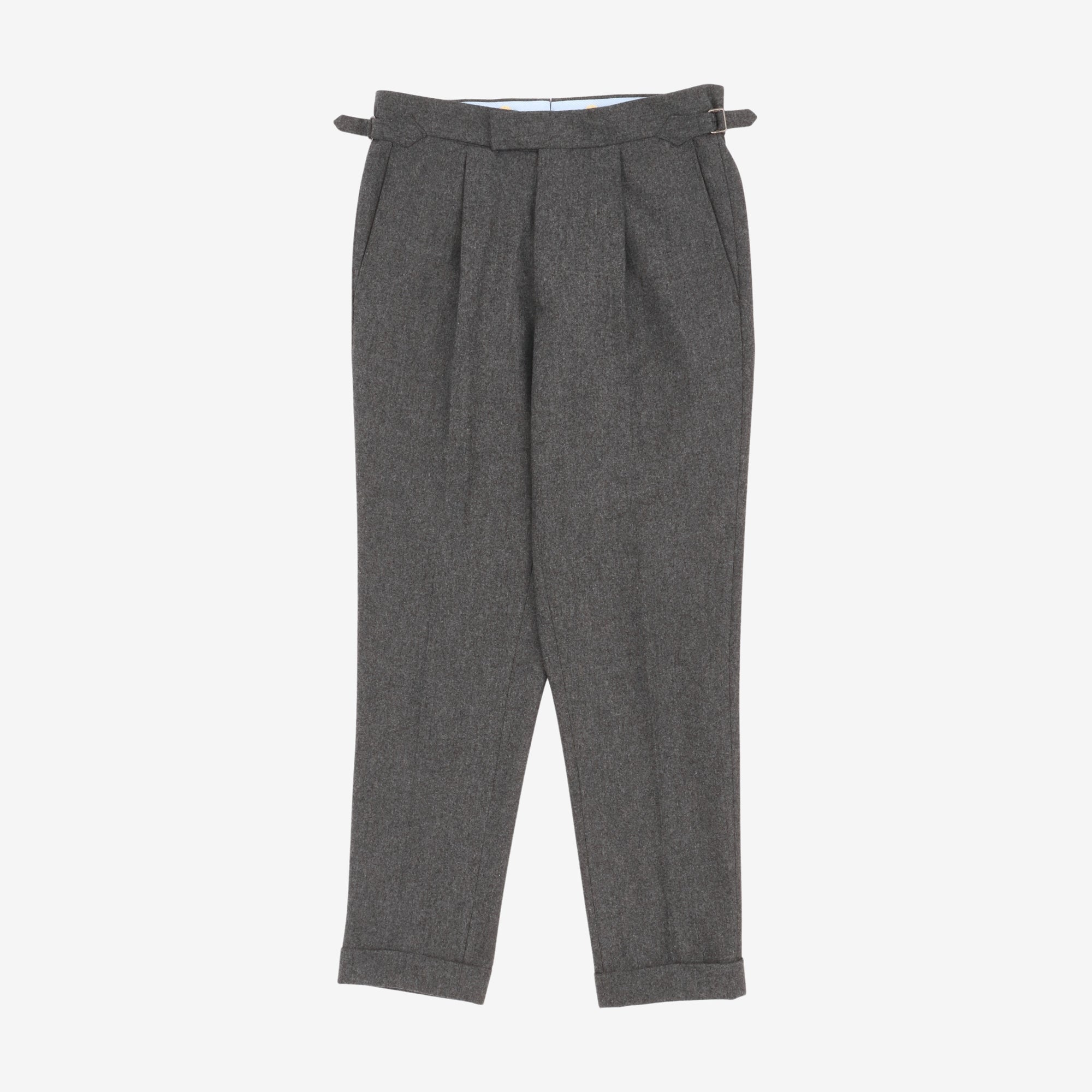 Delon Wool Pleated Trousers (31W X 29L)