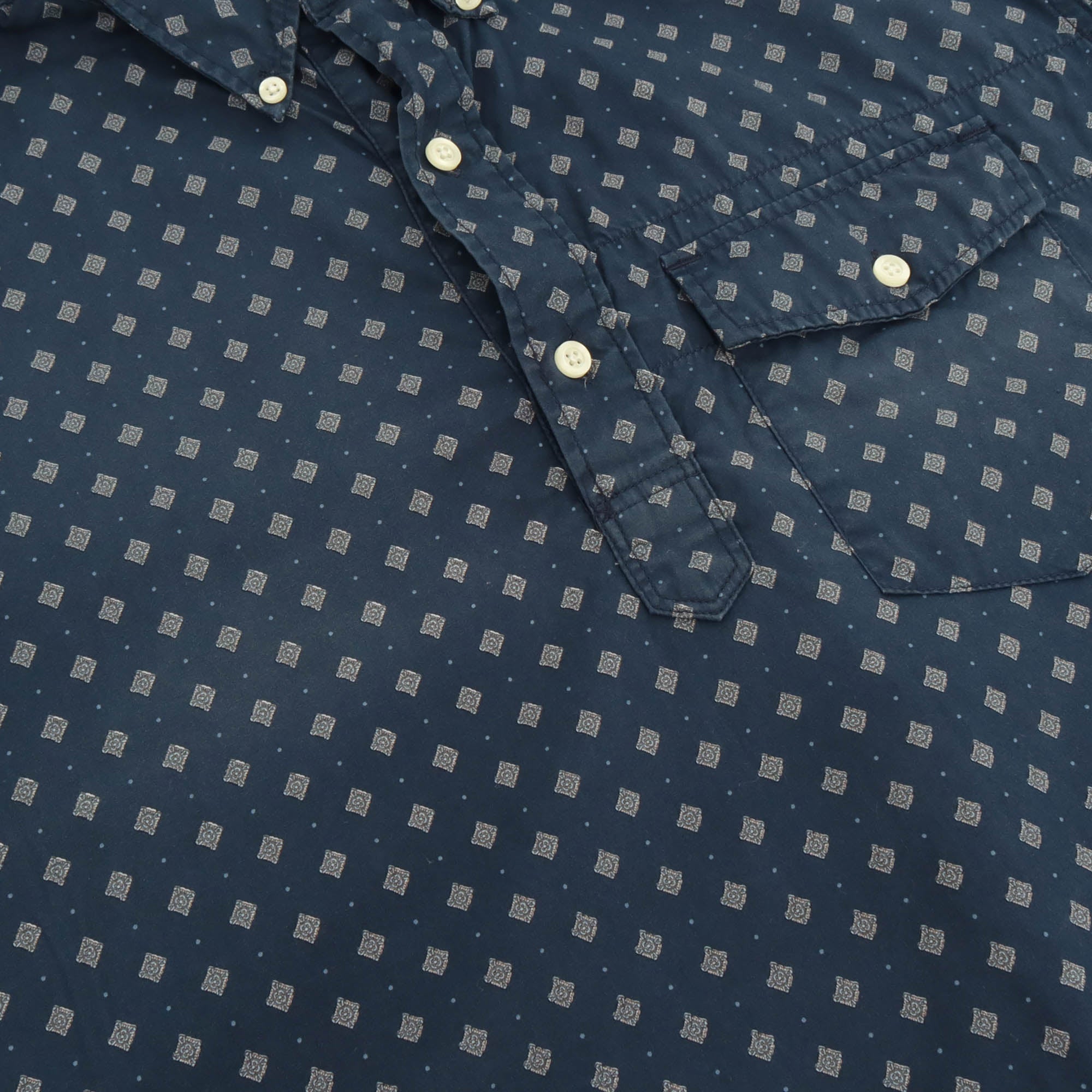Jacquard Popover Shirt