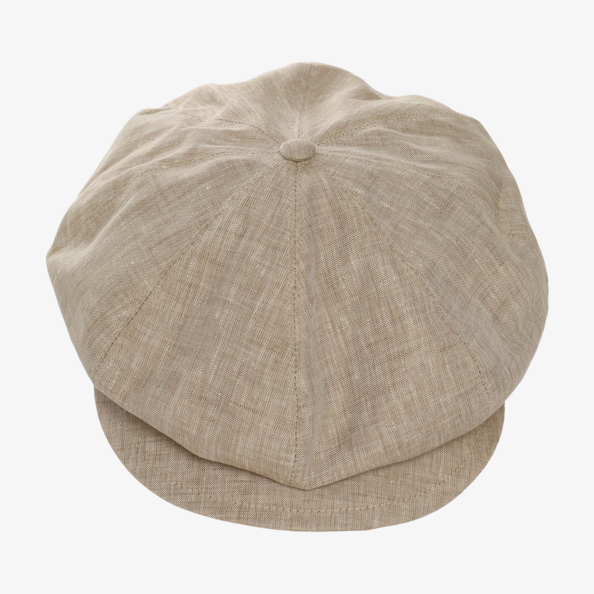 Linen Newsboy Cap