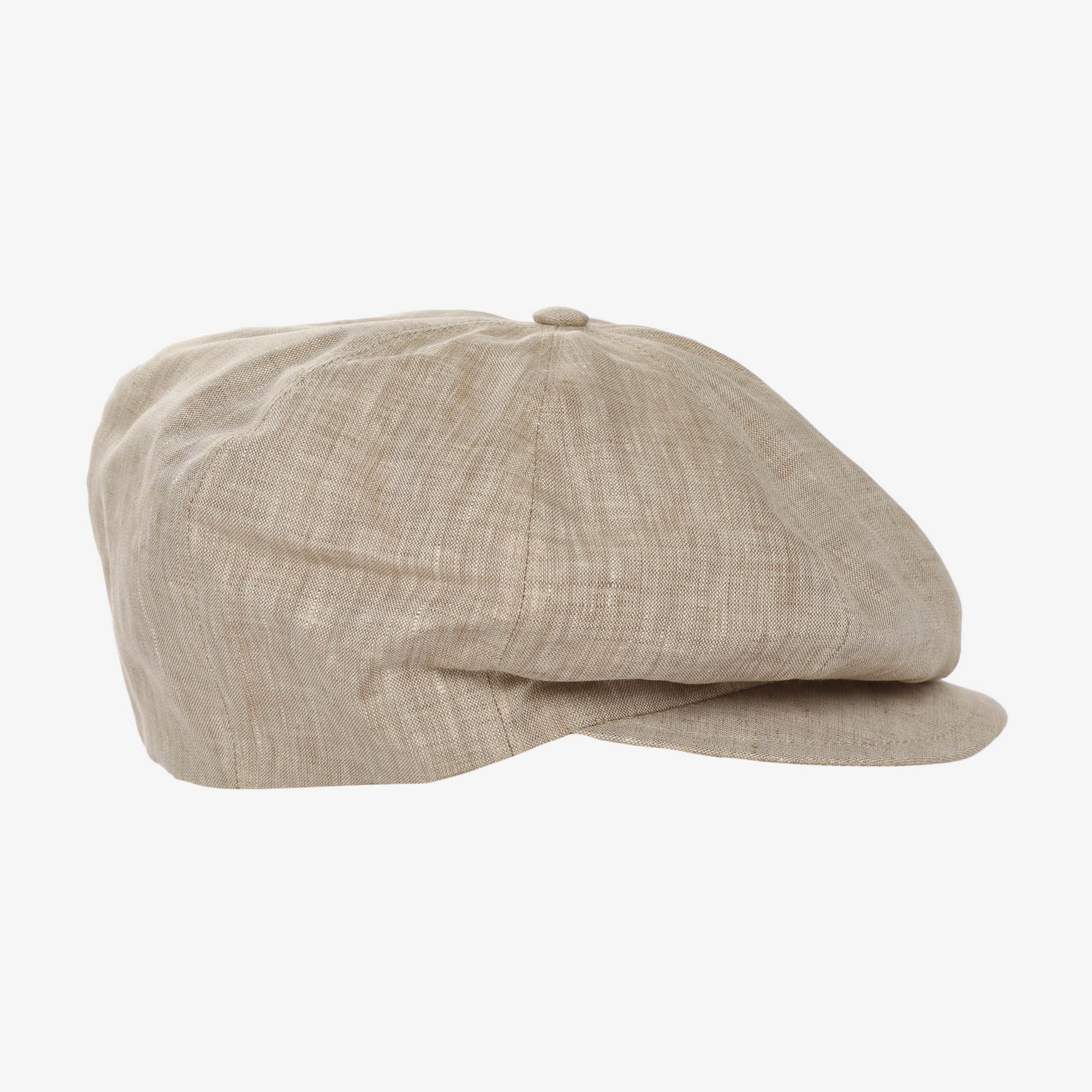 Linen Newsboy Cap