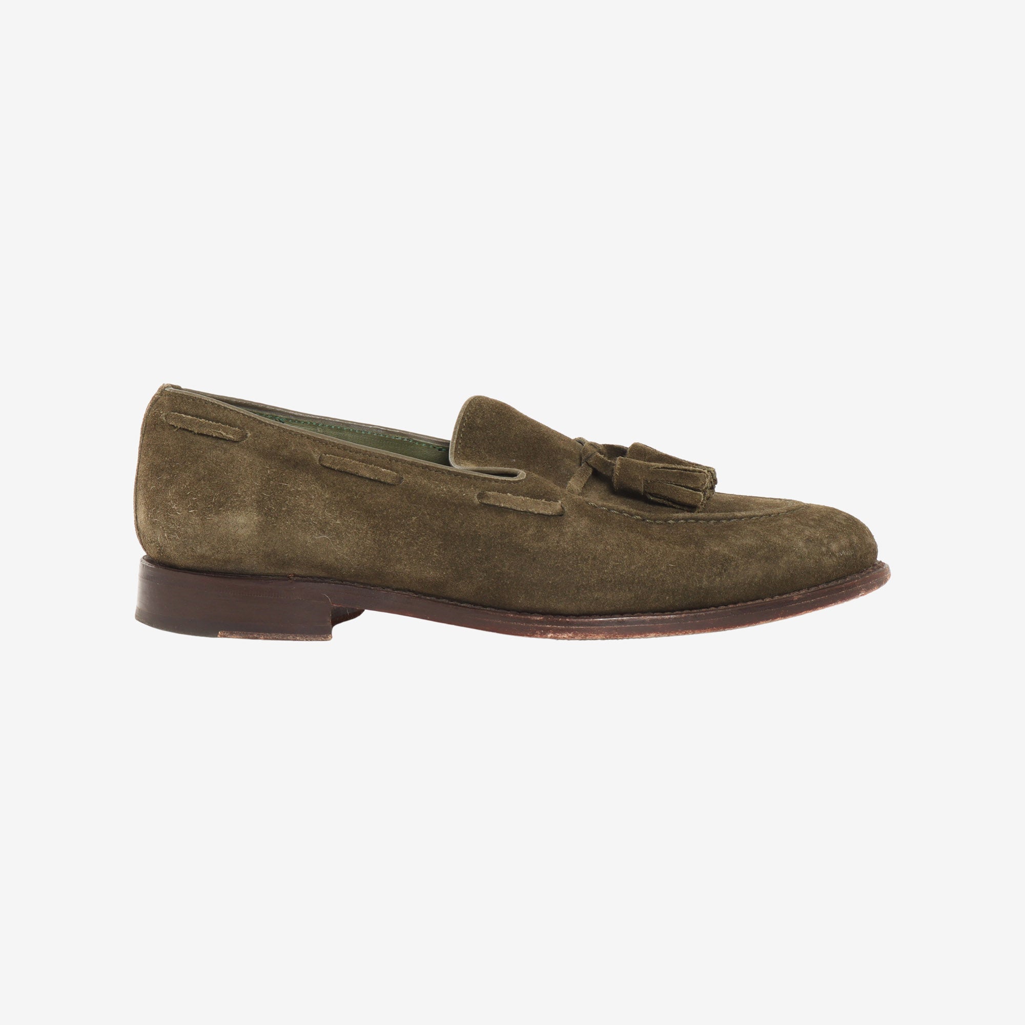 Suede Tassel Loafers
