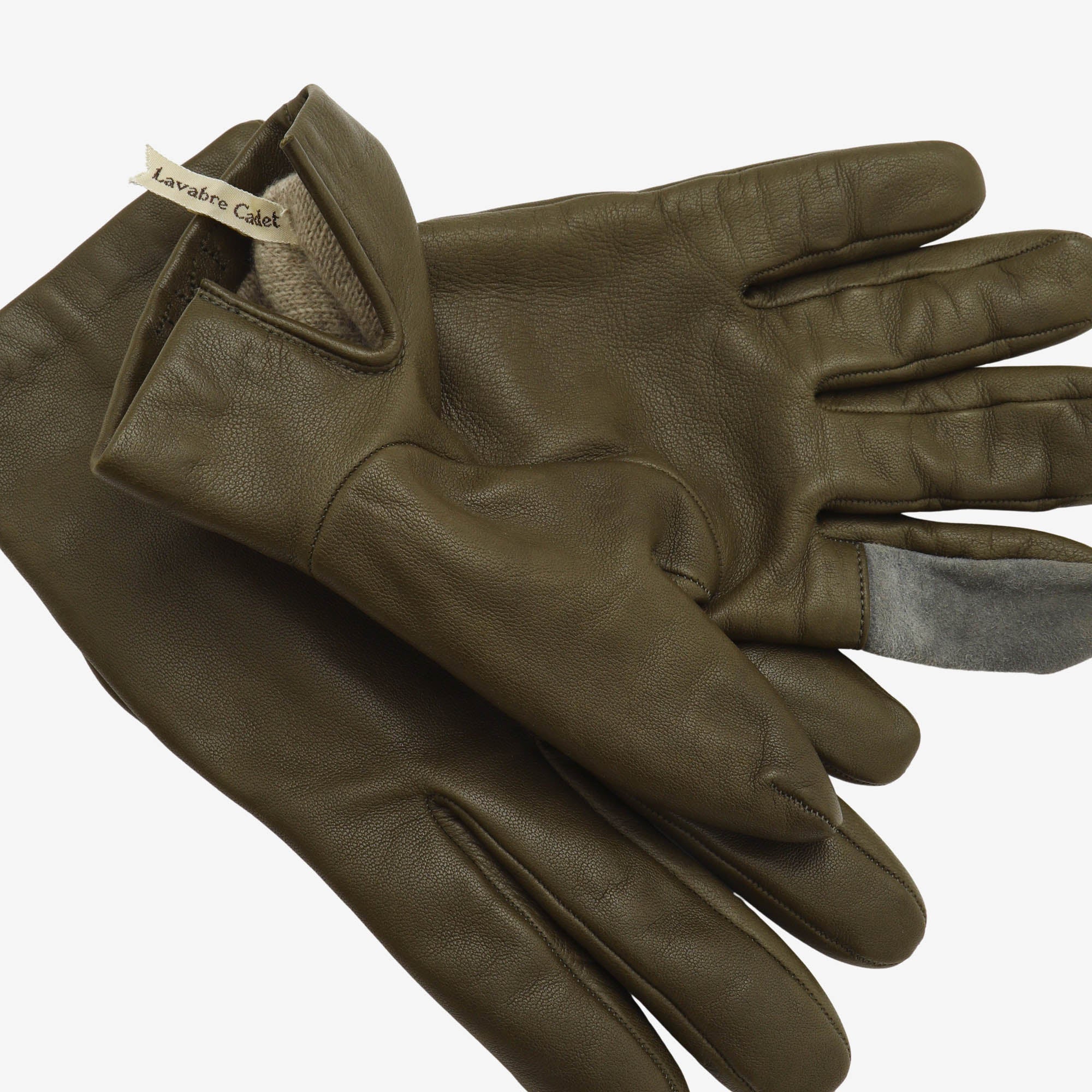 Cashmere Lined Leather Driving Gloves