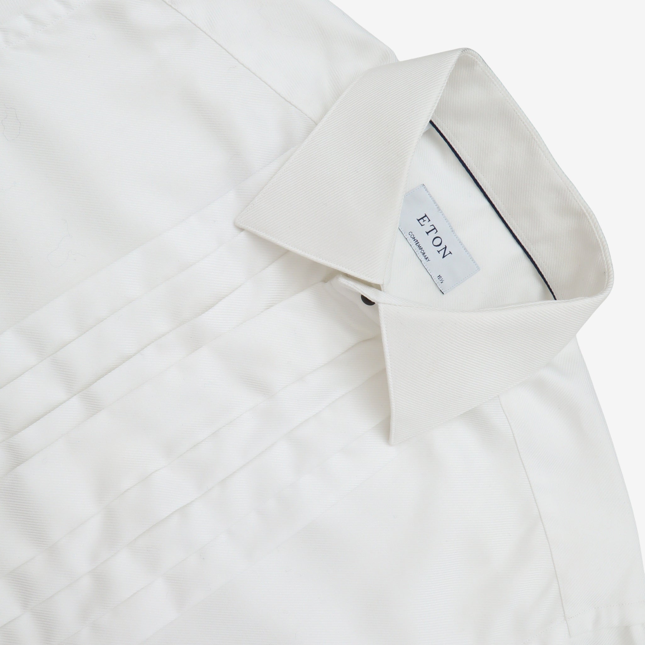 Twill Plisse Evening Shirt
