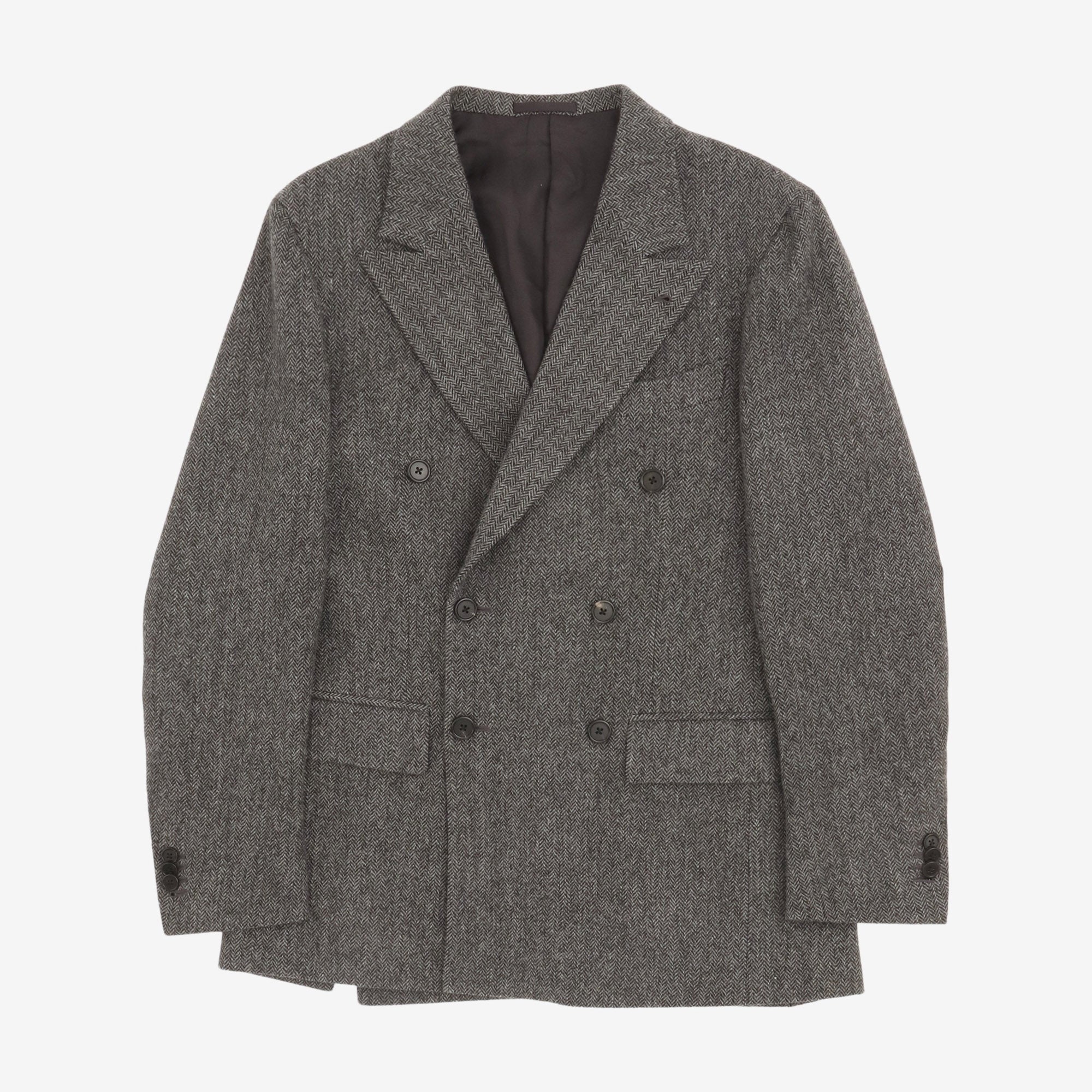 Herringbone DB Jacket (Moon)