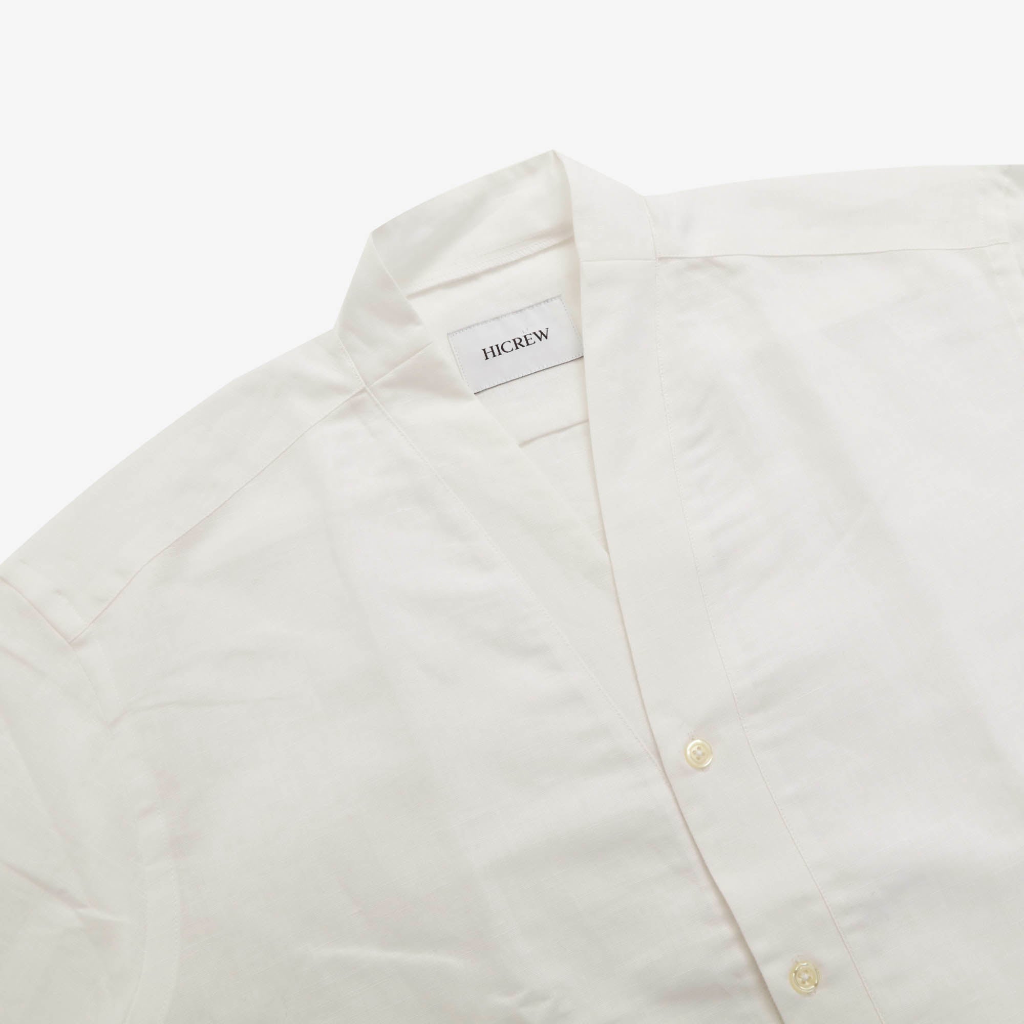 Japanese Collar Linen Shirt