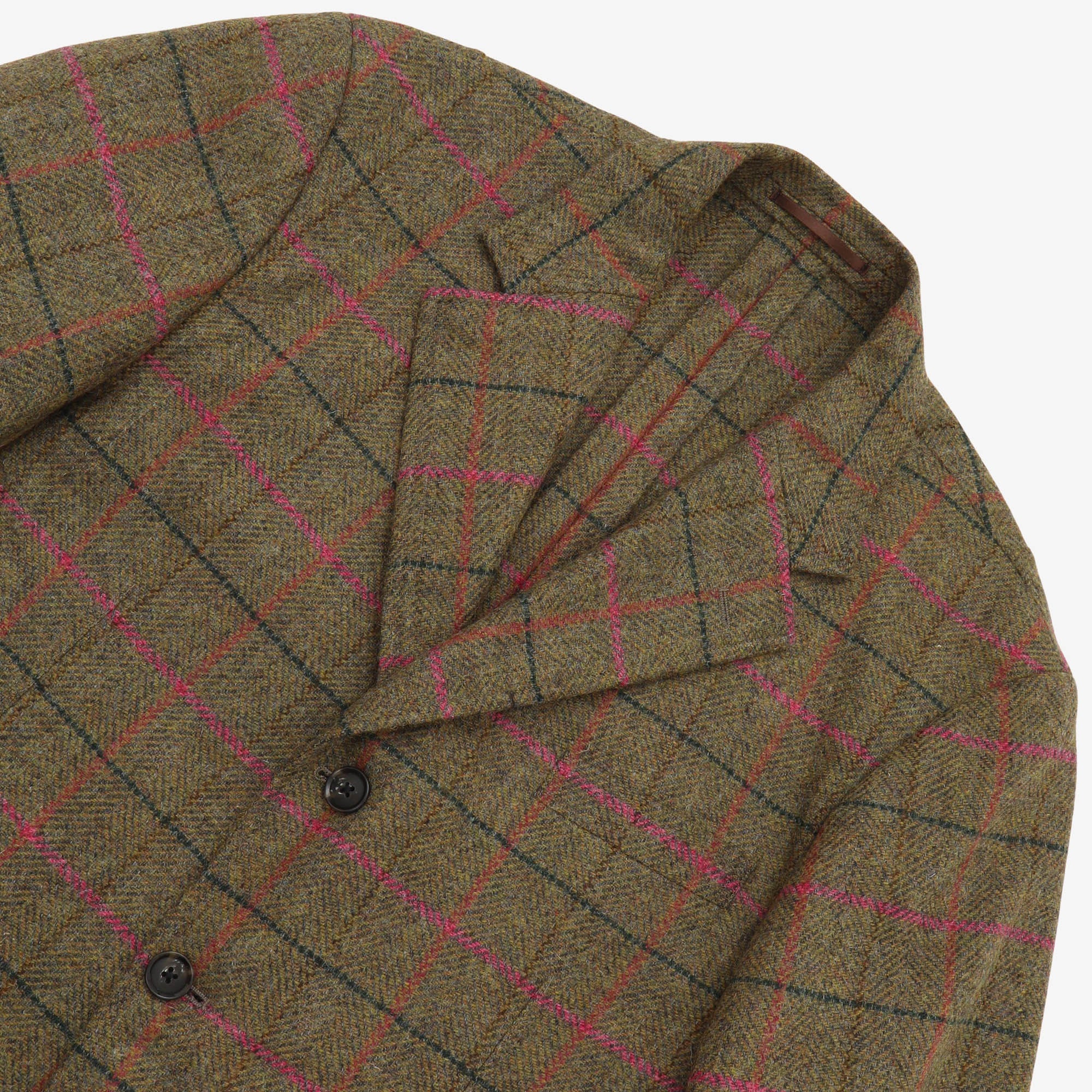 Windowpane Check Hacking Jacket