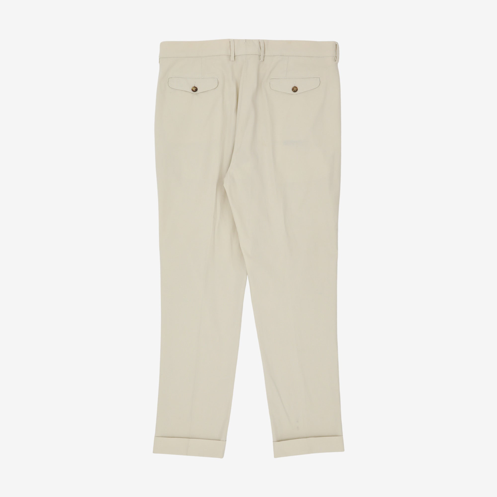 Two Pleat Belted Officer Trousers (36W X 30L)