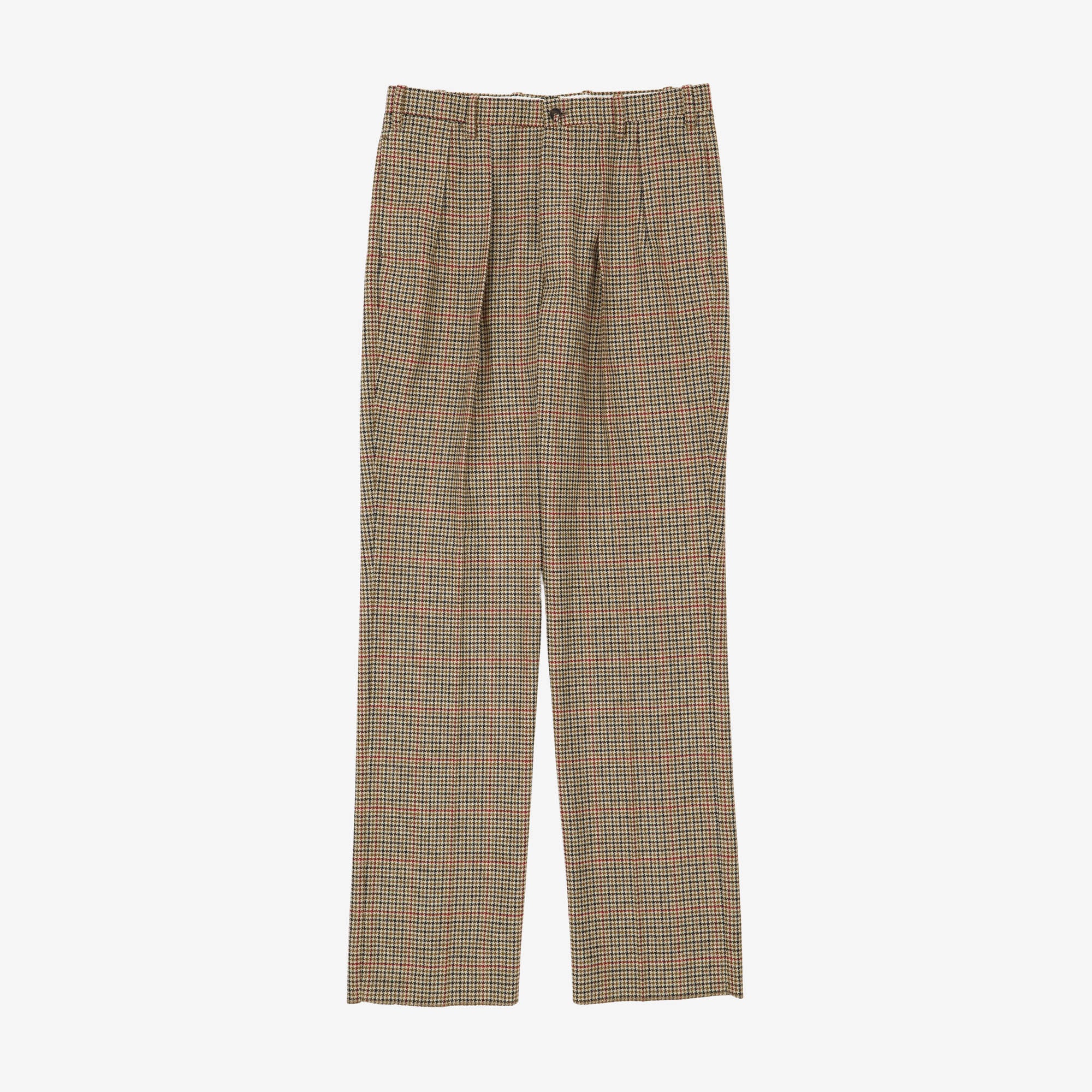 Houndstooth Pleated Trousers (35W X 36.5L)