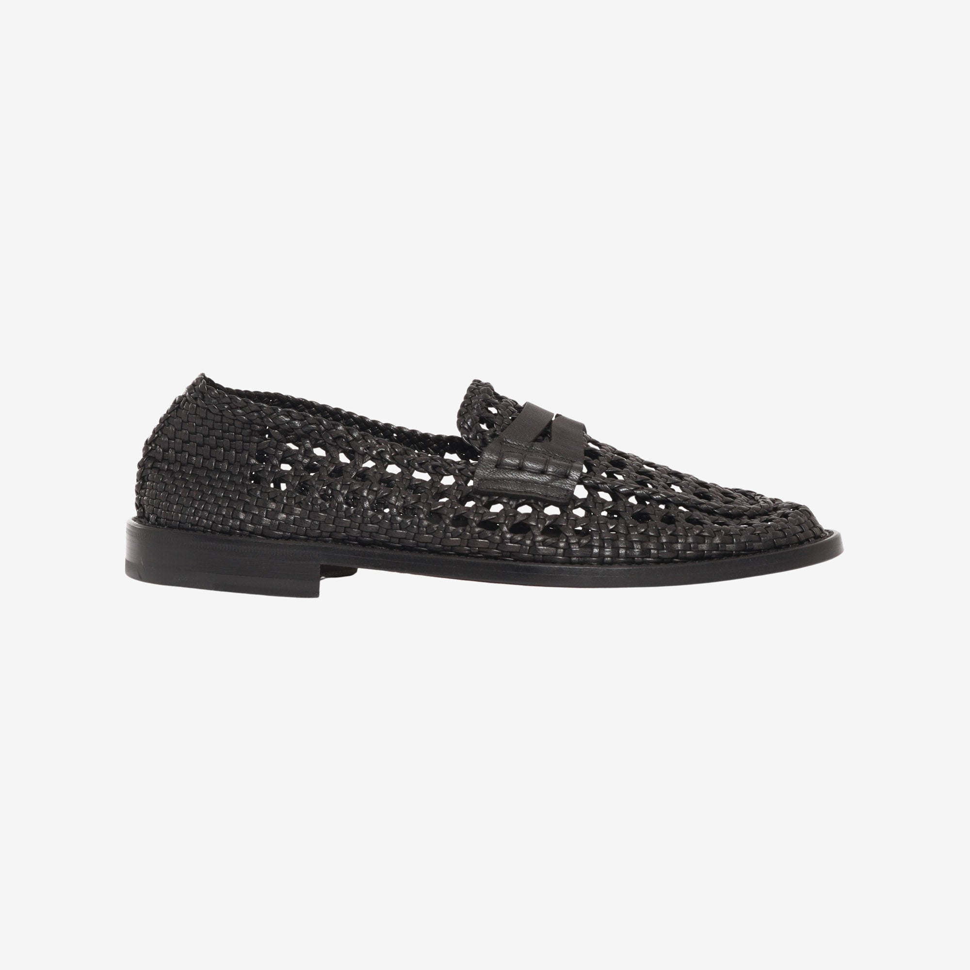 Fornasin Woven Leather Loafers