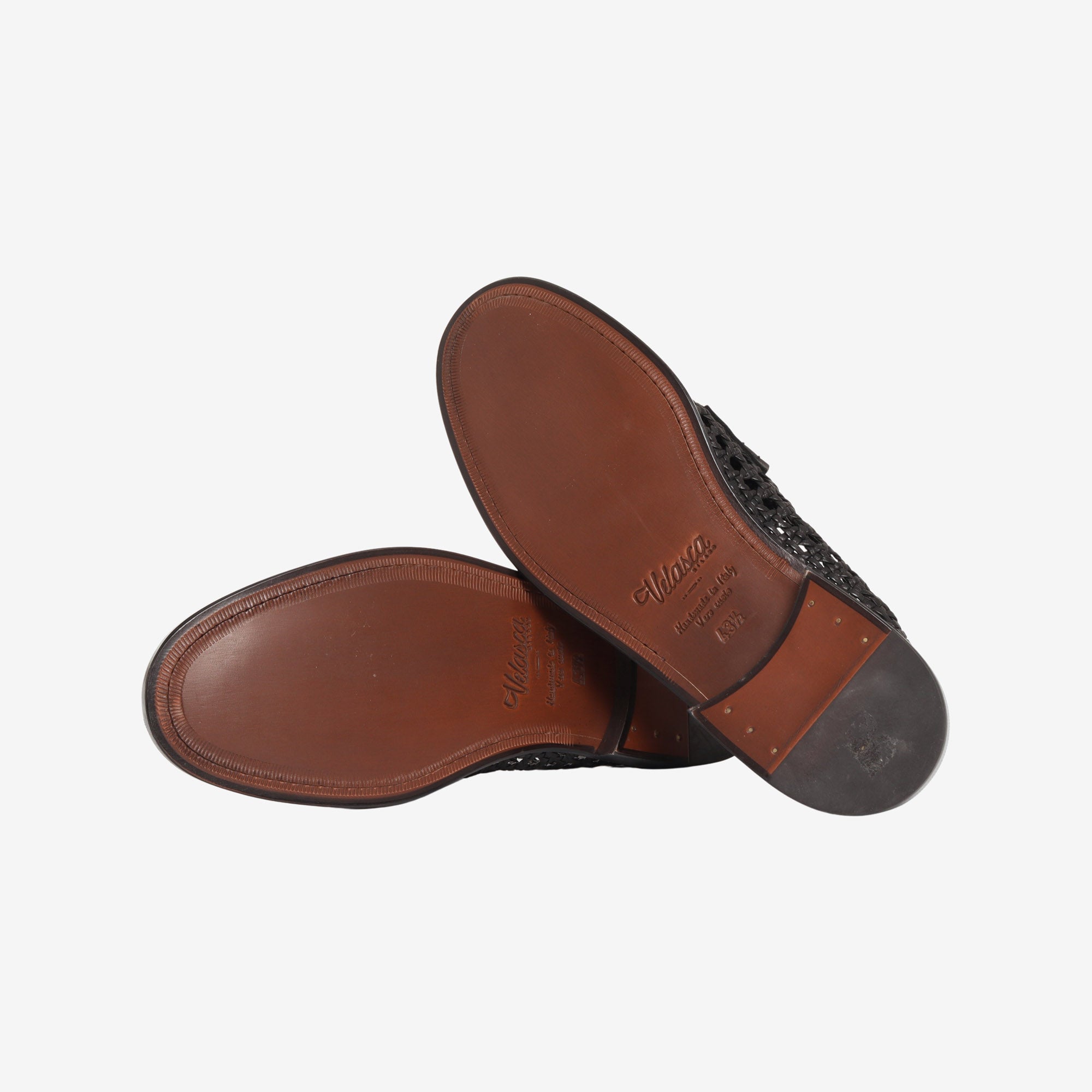 Fornasin Woven Leather Loafers