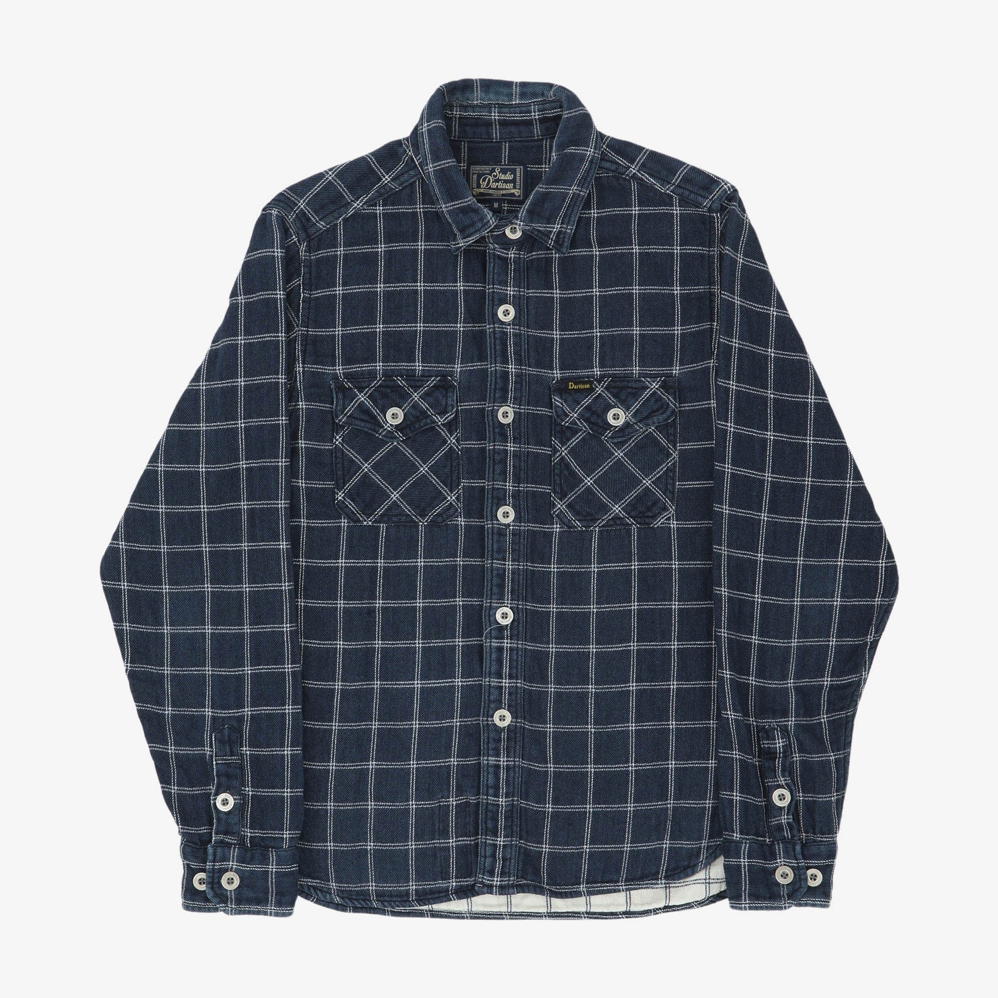 Indigo Check Work Shirt