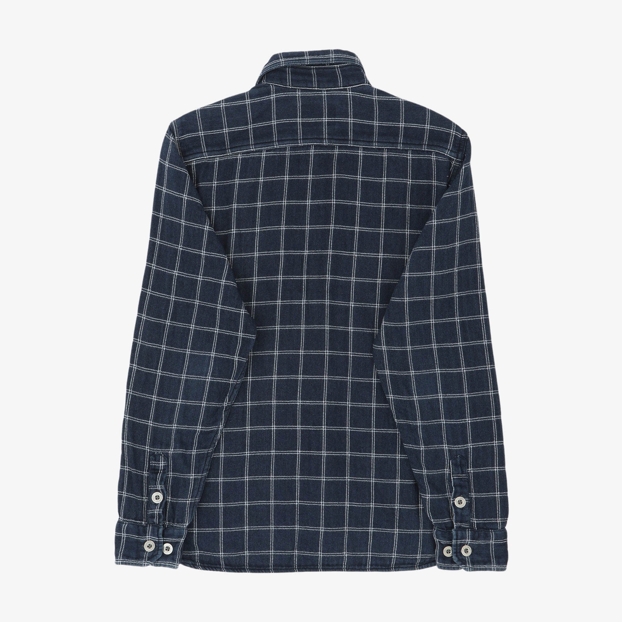 Indigo Check Work Shirt