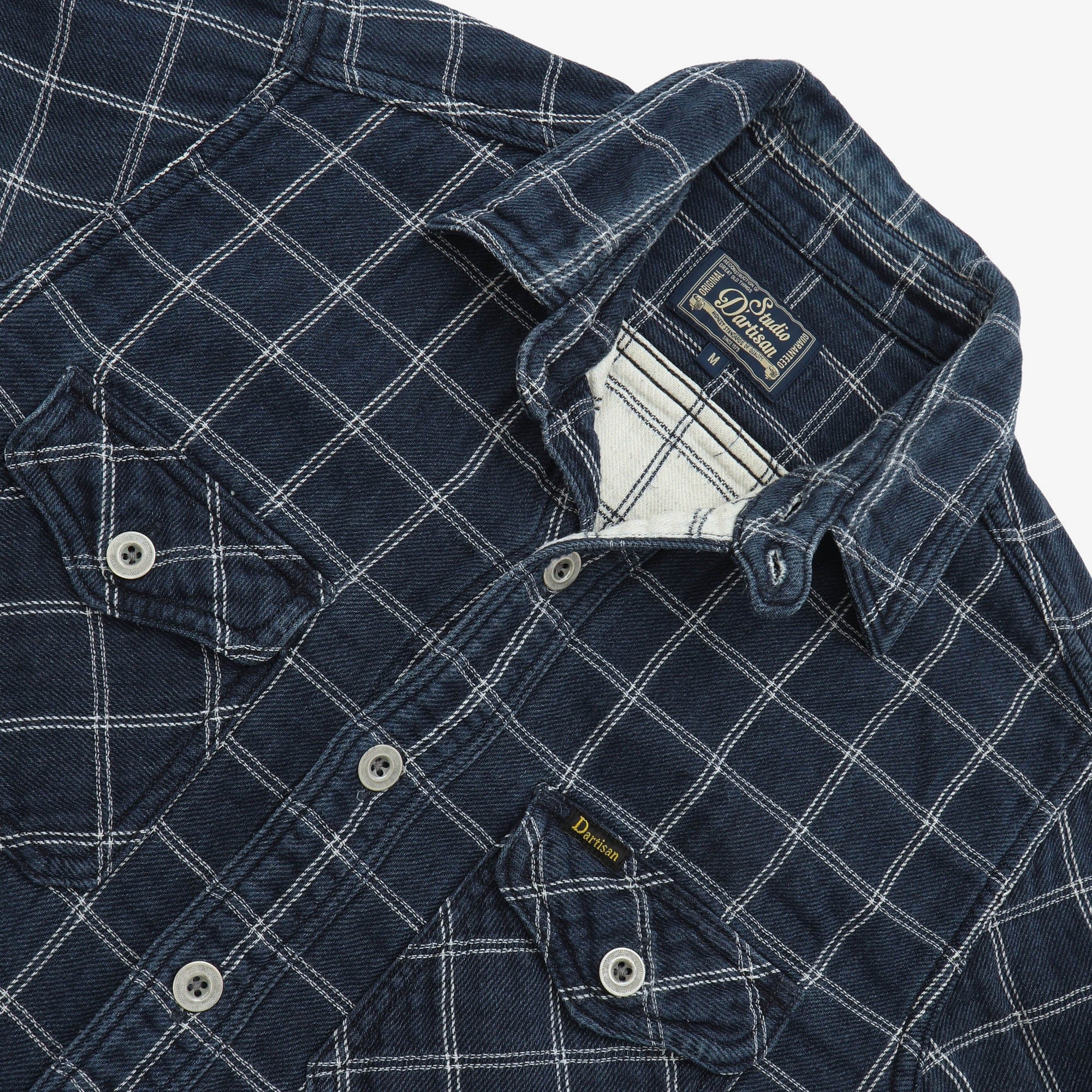 Indigo Check Work Shirt