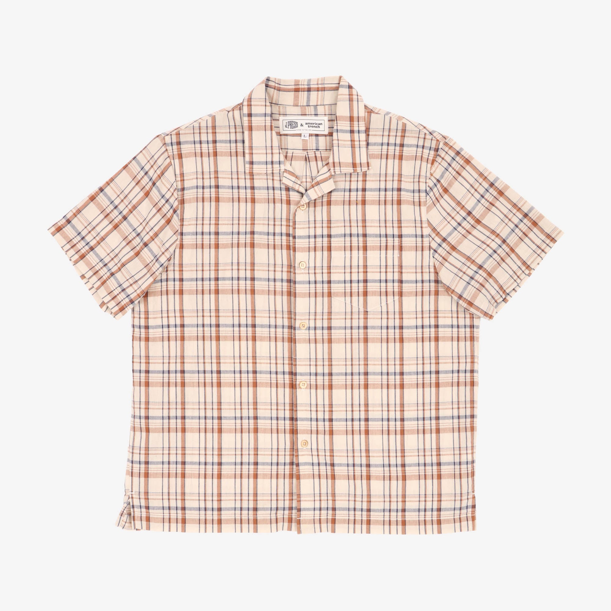 American Trench Madras Camp Shirt