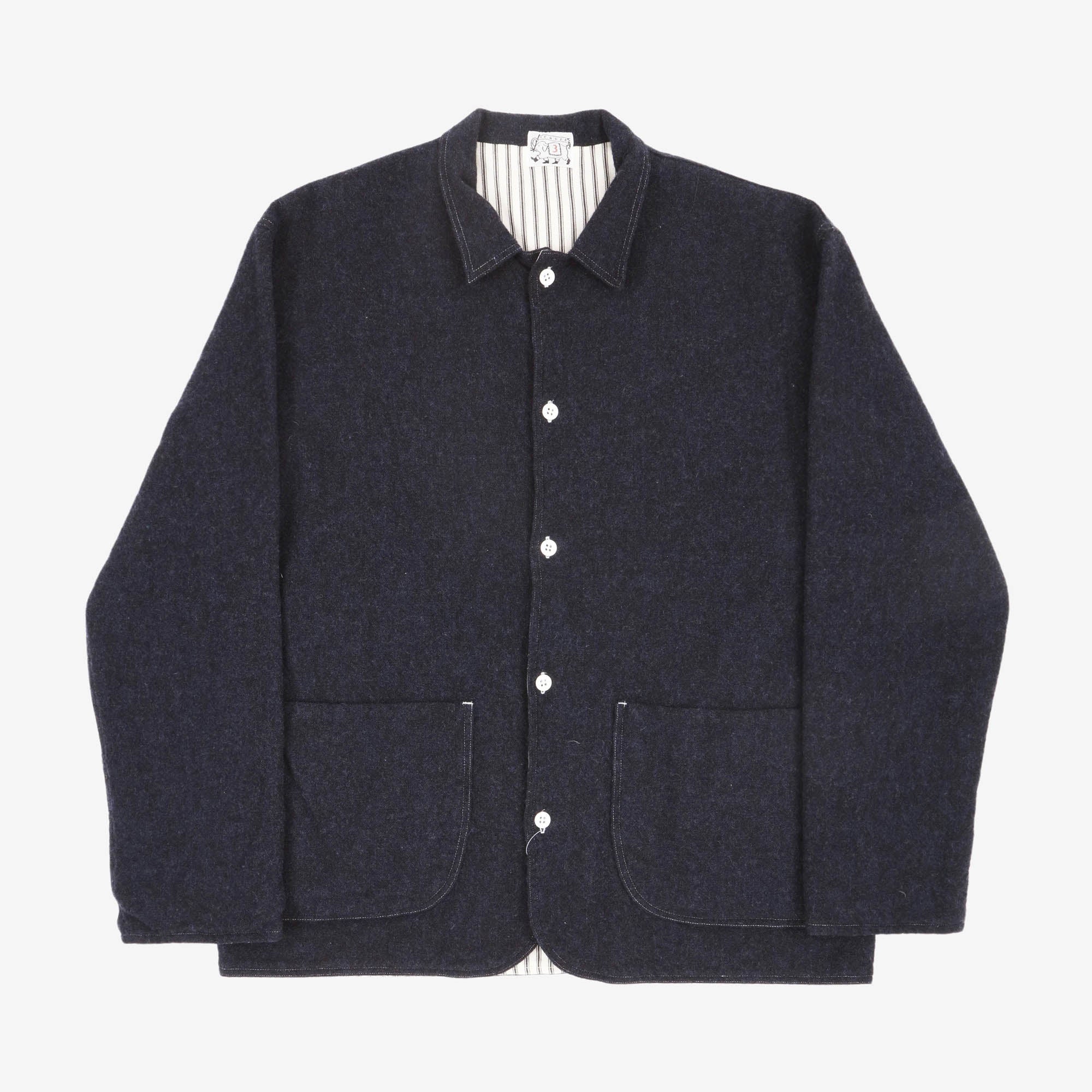 Ws922 Welsh Flannel Curve Front Jacket