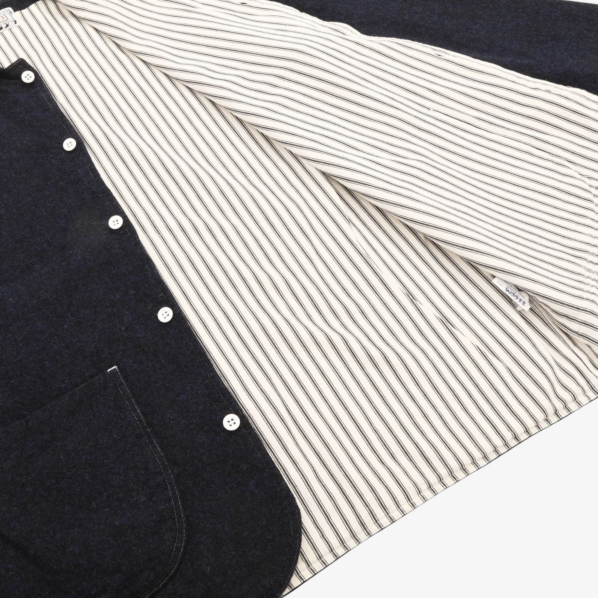 Ws922 Welsh Flannel Curve Front Jacket