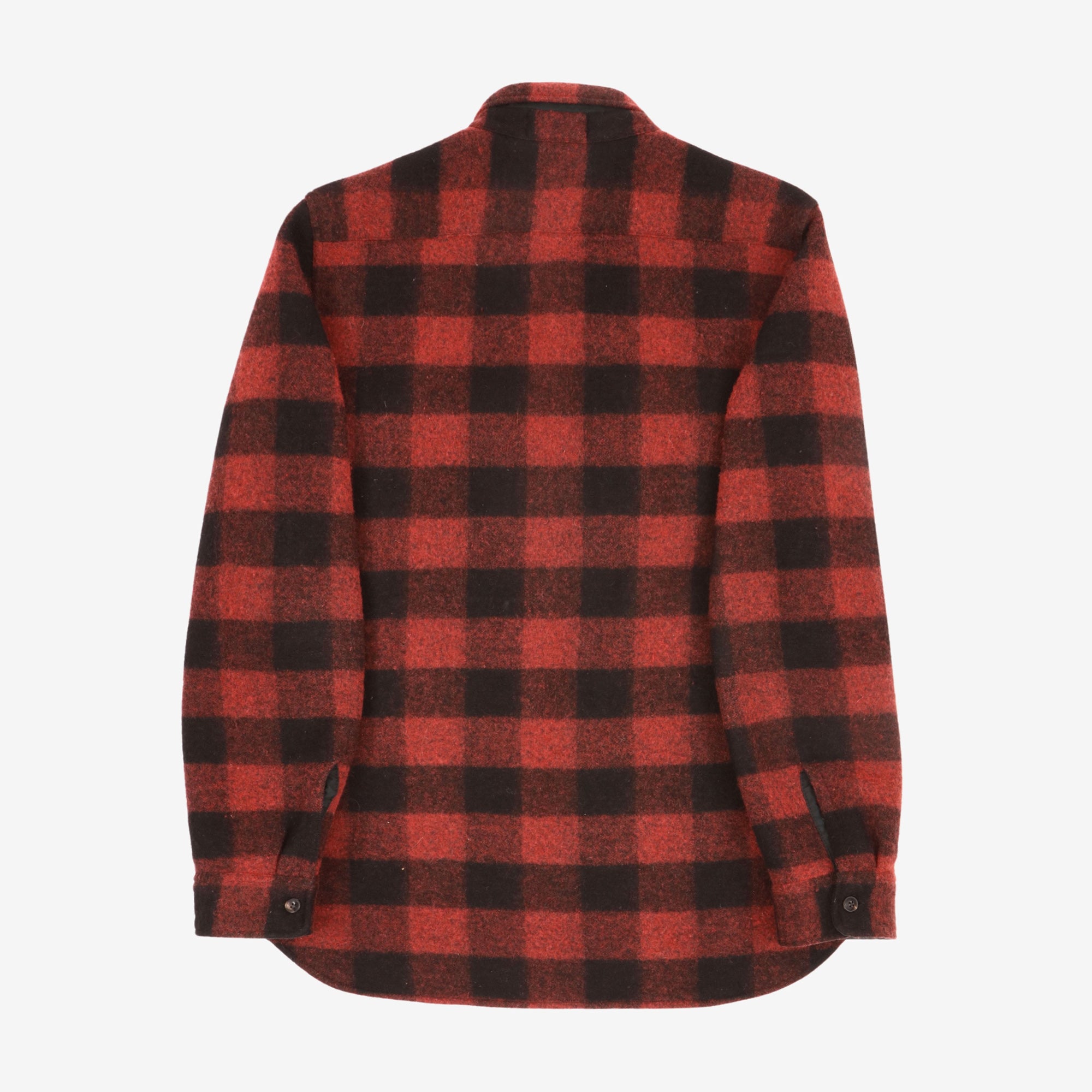 Plaid Flannel Wool Overshirt